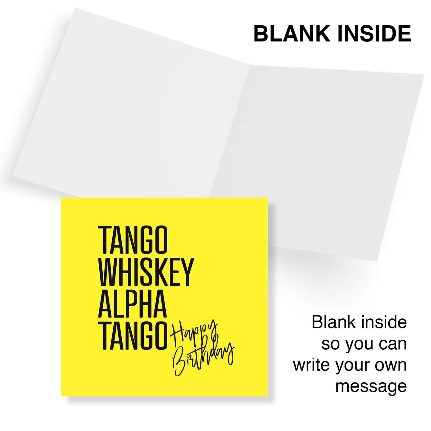 Tango Whiskey Alpha Tango Happy Birthday