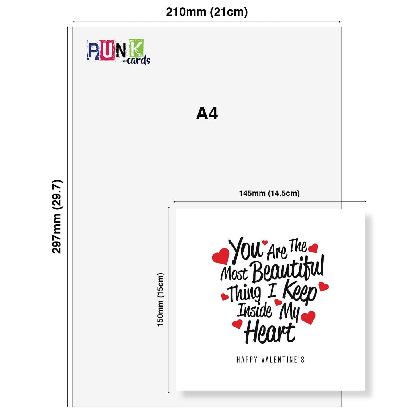 You Are the Most Beautiful Thing Valentine's Card