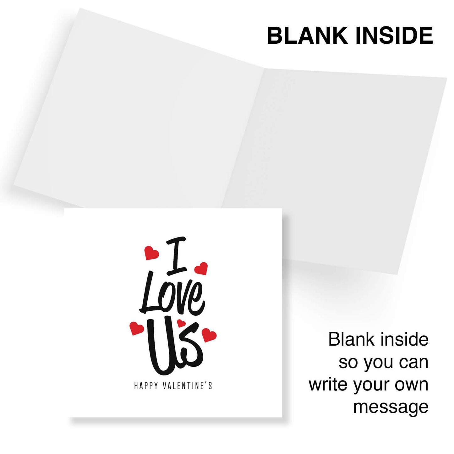 I Love Us Valentine's Day Card