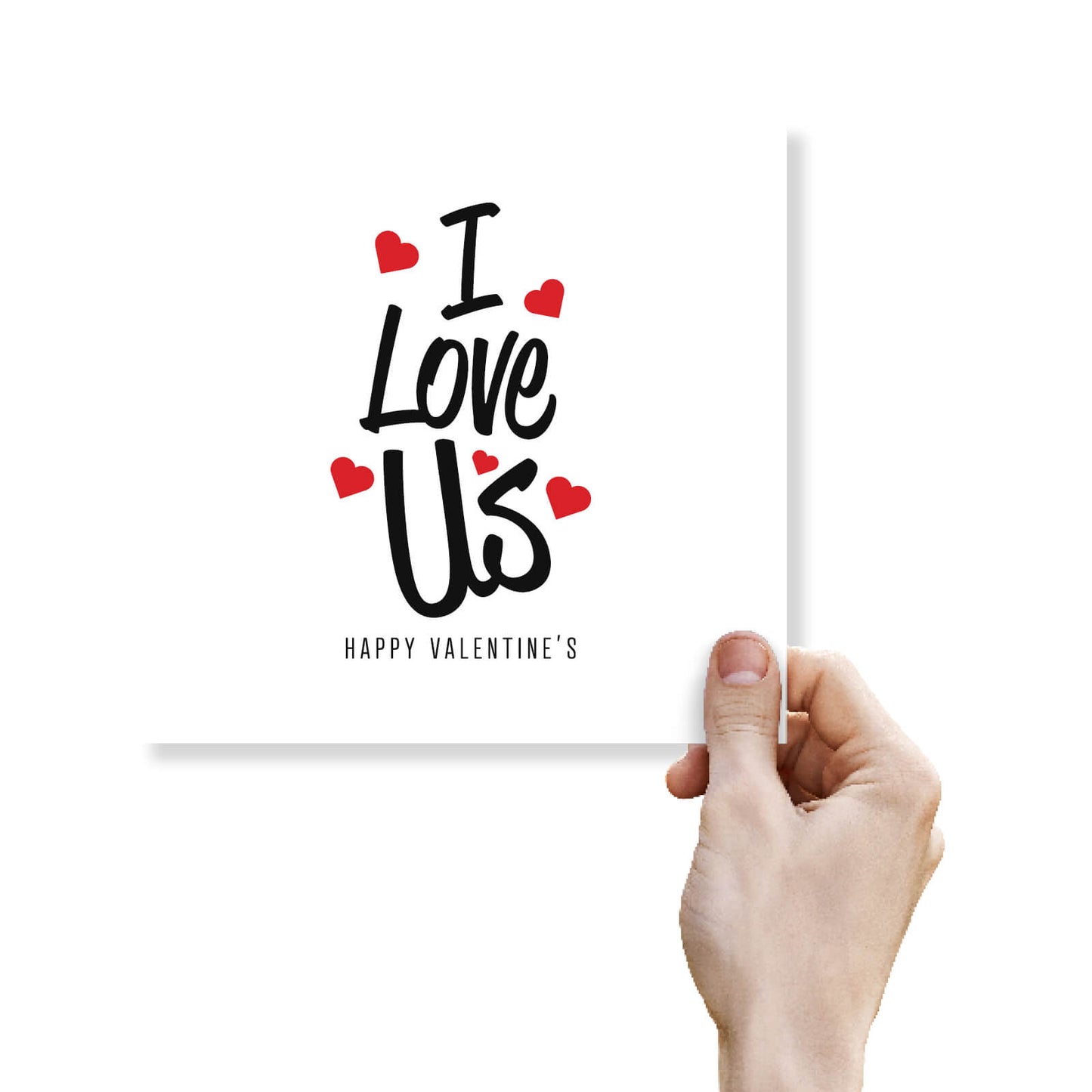 I Love Us Valentine's Day Card