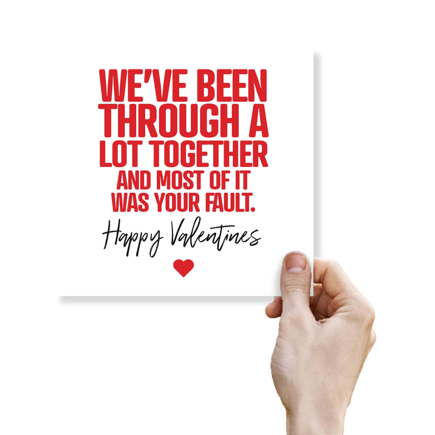 We've Been Through a Lot Together (And Most of It Was Your Fault)
