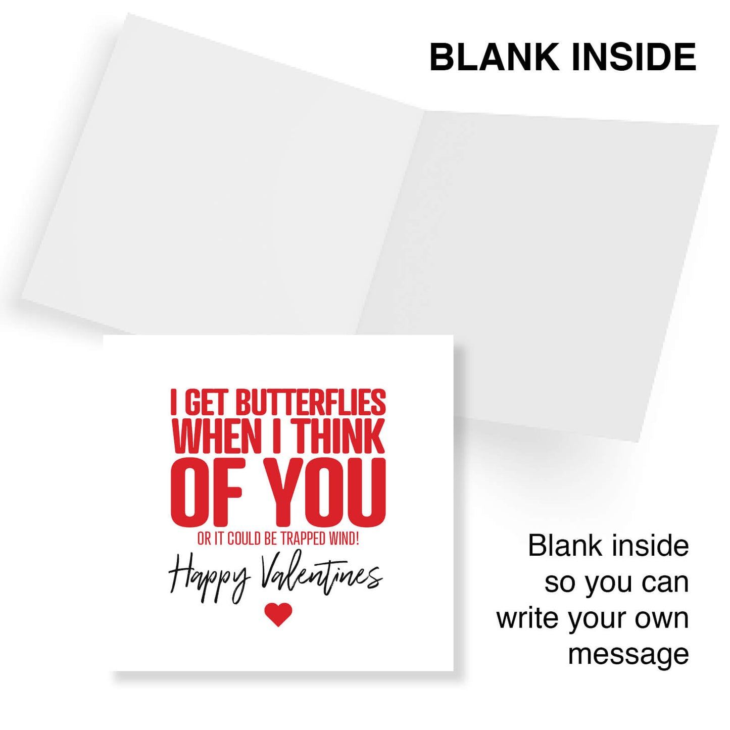 "I Get Butterflies When I Think of You (Or It Could Be Trapped Wind)"