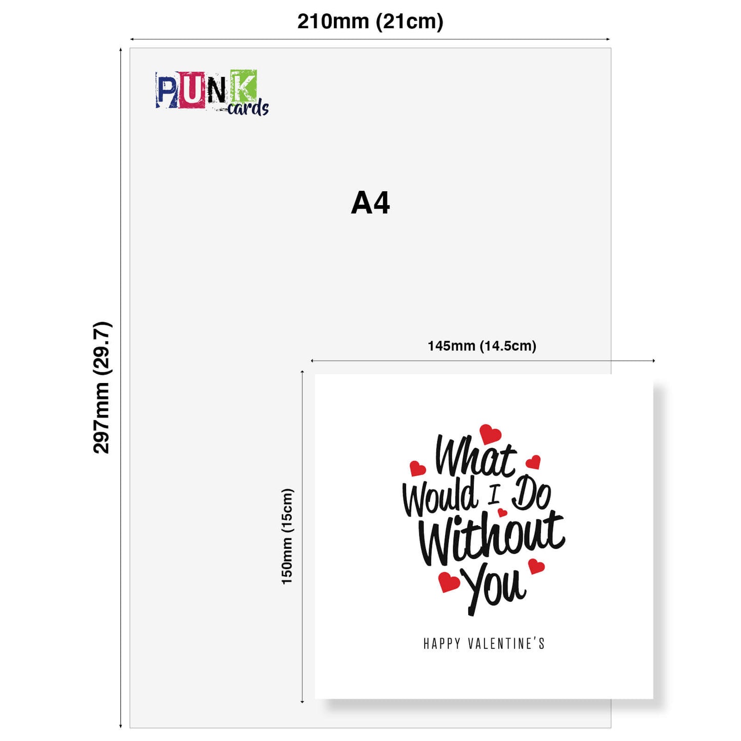 What Would I Do Without You Valentine's Day Card