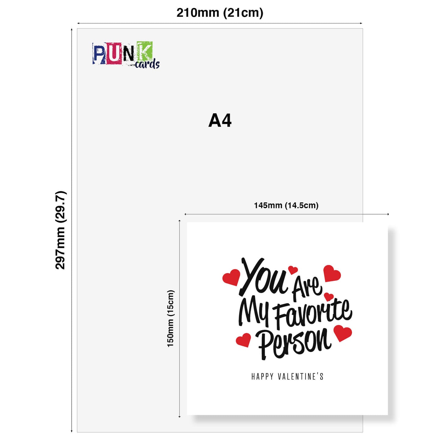 You Are My Favorite Person - Valentine's Day Card