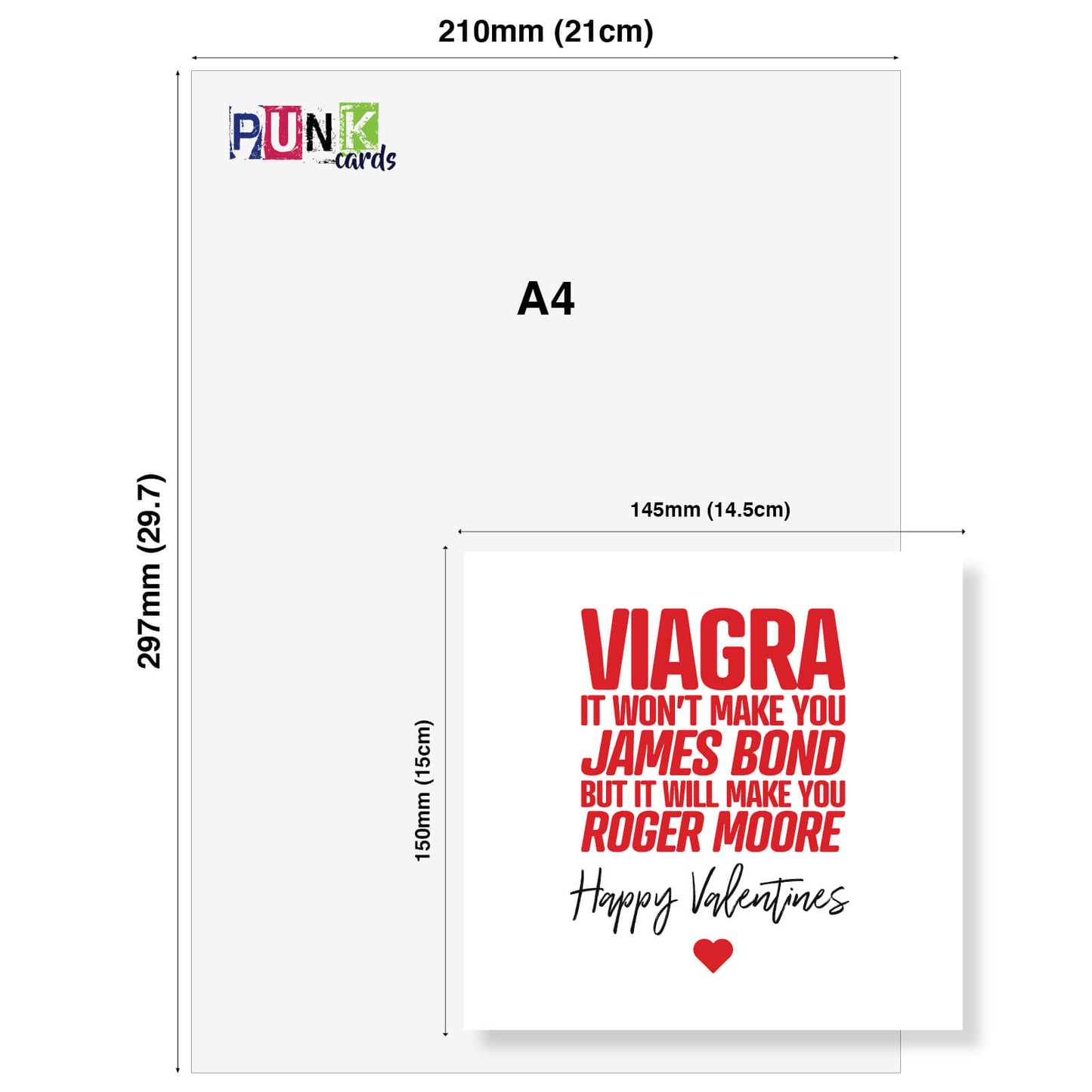 Viagra: Roger Moore - Valentine's Day Card