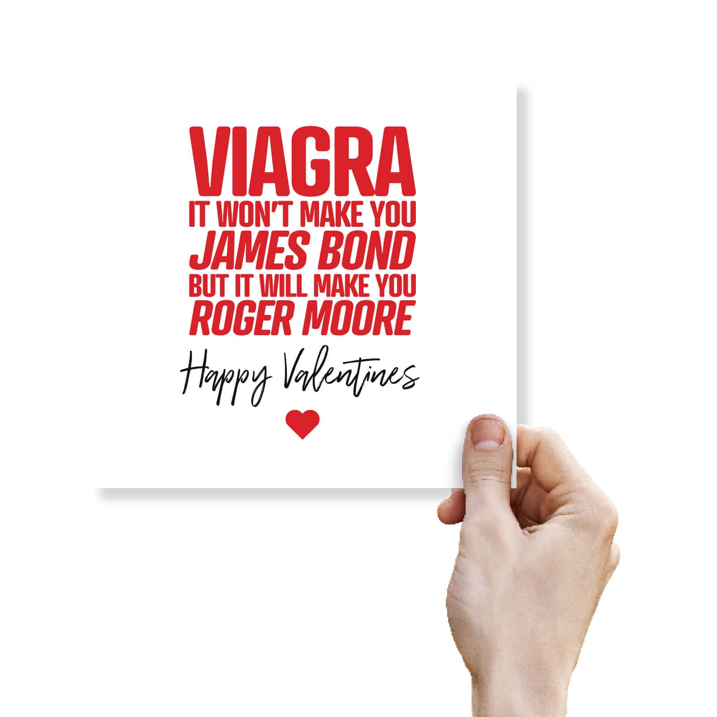 Viagra: Roger Moore - Valentine's Day Card