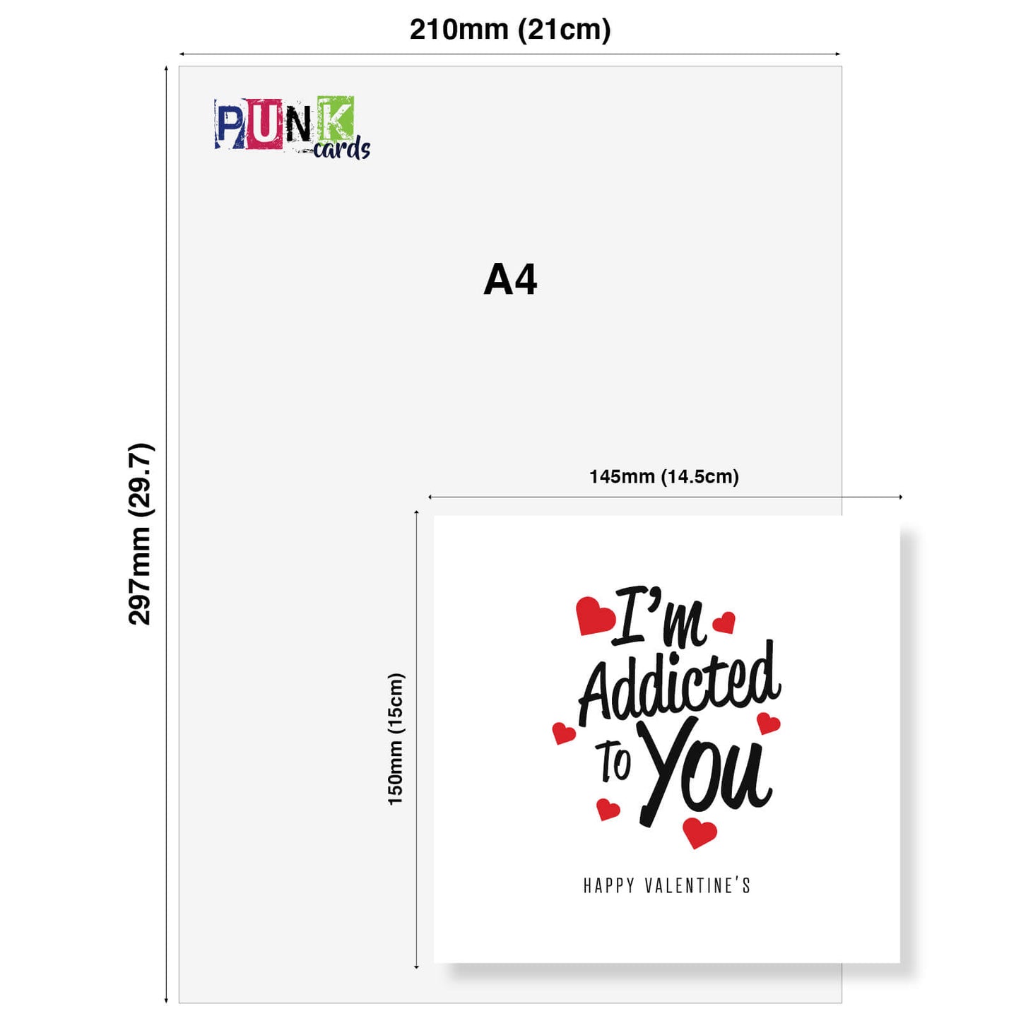 I'm Addicted To You - Valentine's Day Card