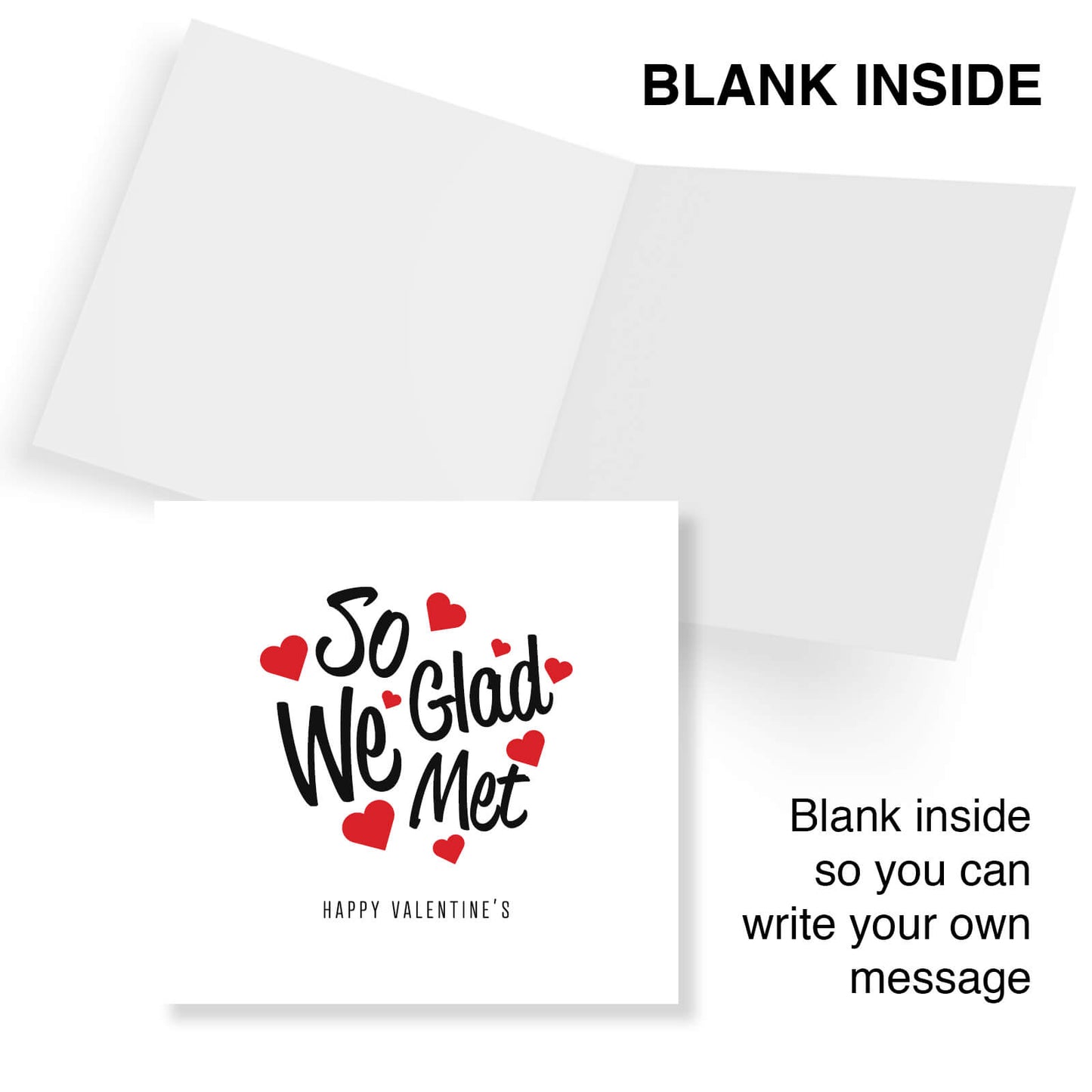So Glad We Met - Valentine's Day Card