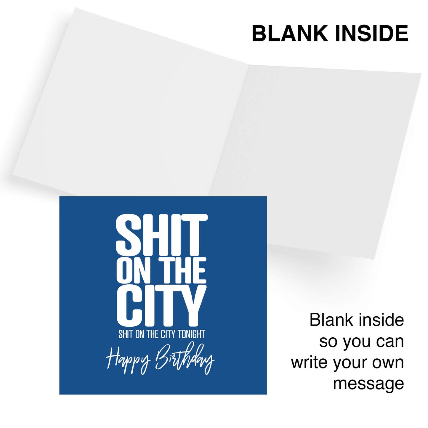 Shit on the City - Birthday Card