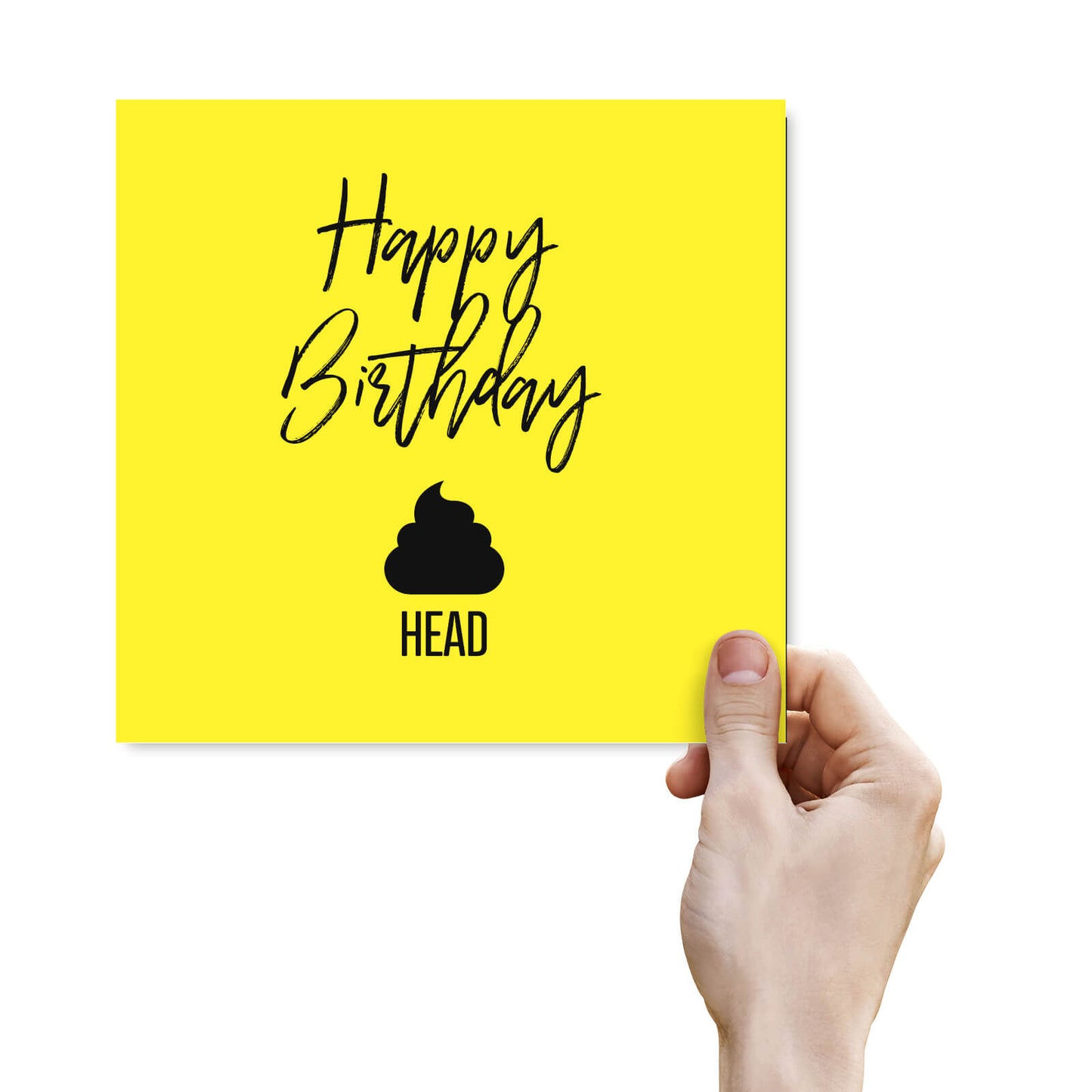 Happy Birthday 💩 Head – Birthday Card