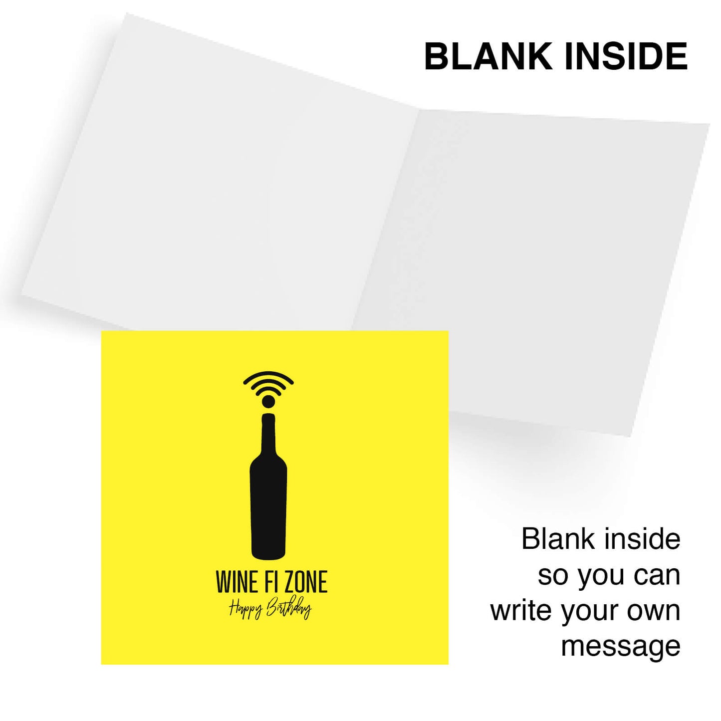 Wine Fi Zone – Happy Birthday Card
