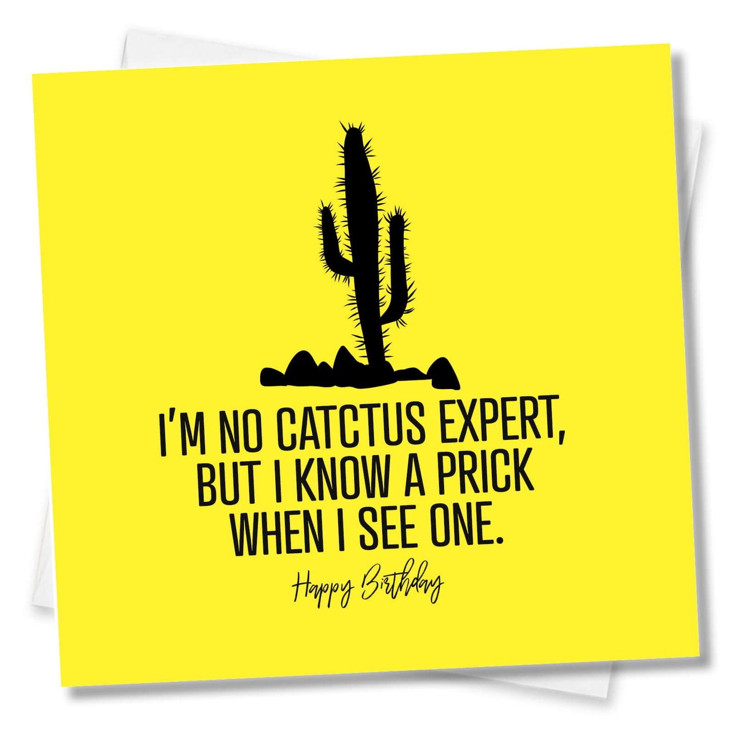 Cactus Prick – Birthday Card