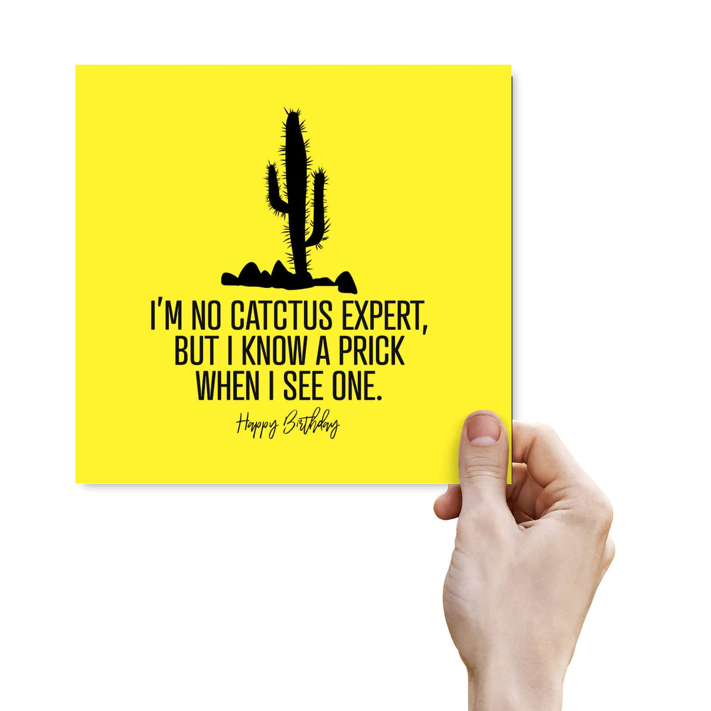 Cactus Prick – Birthday Card