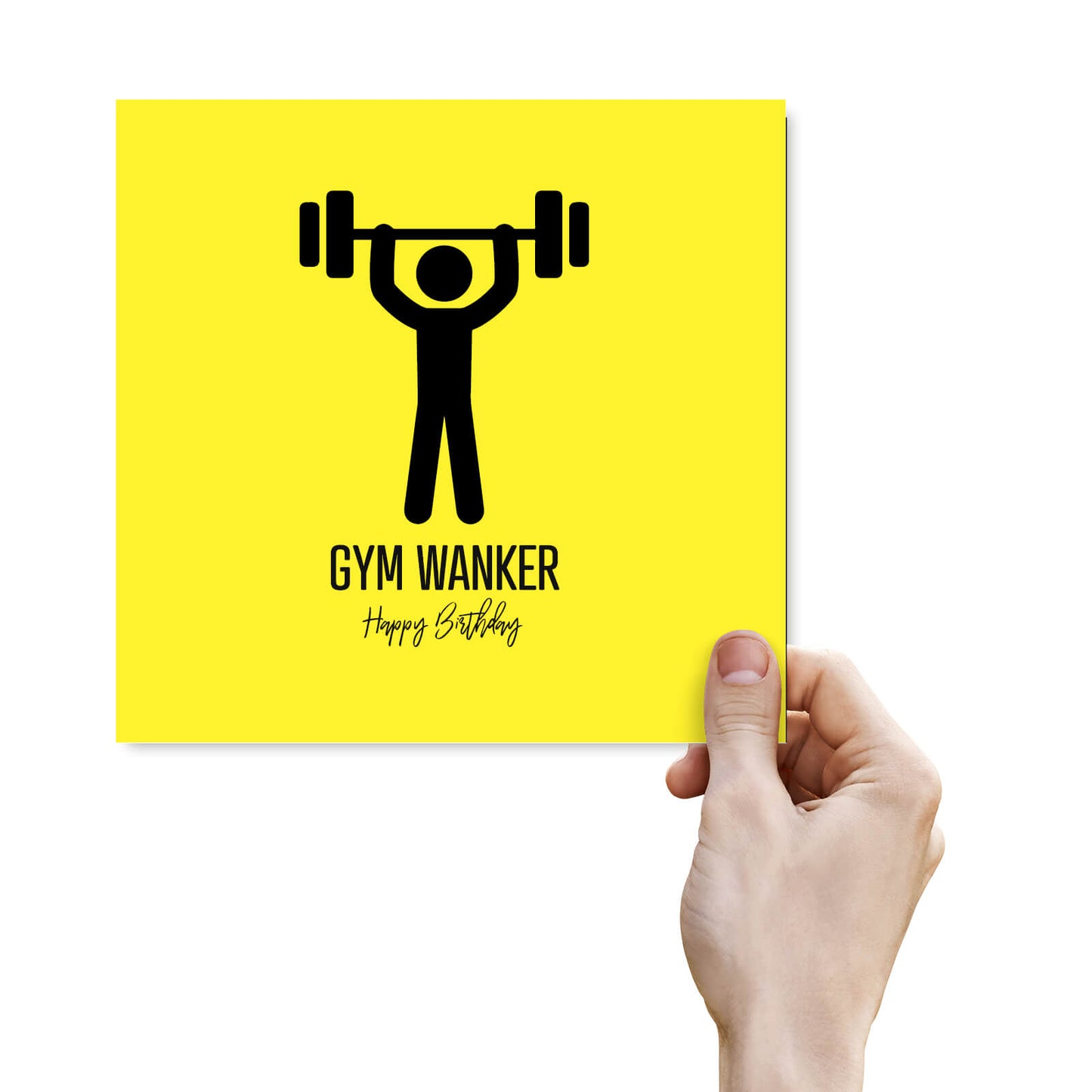Gym Wanker – Happy Birthday Card