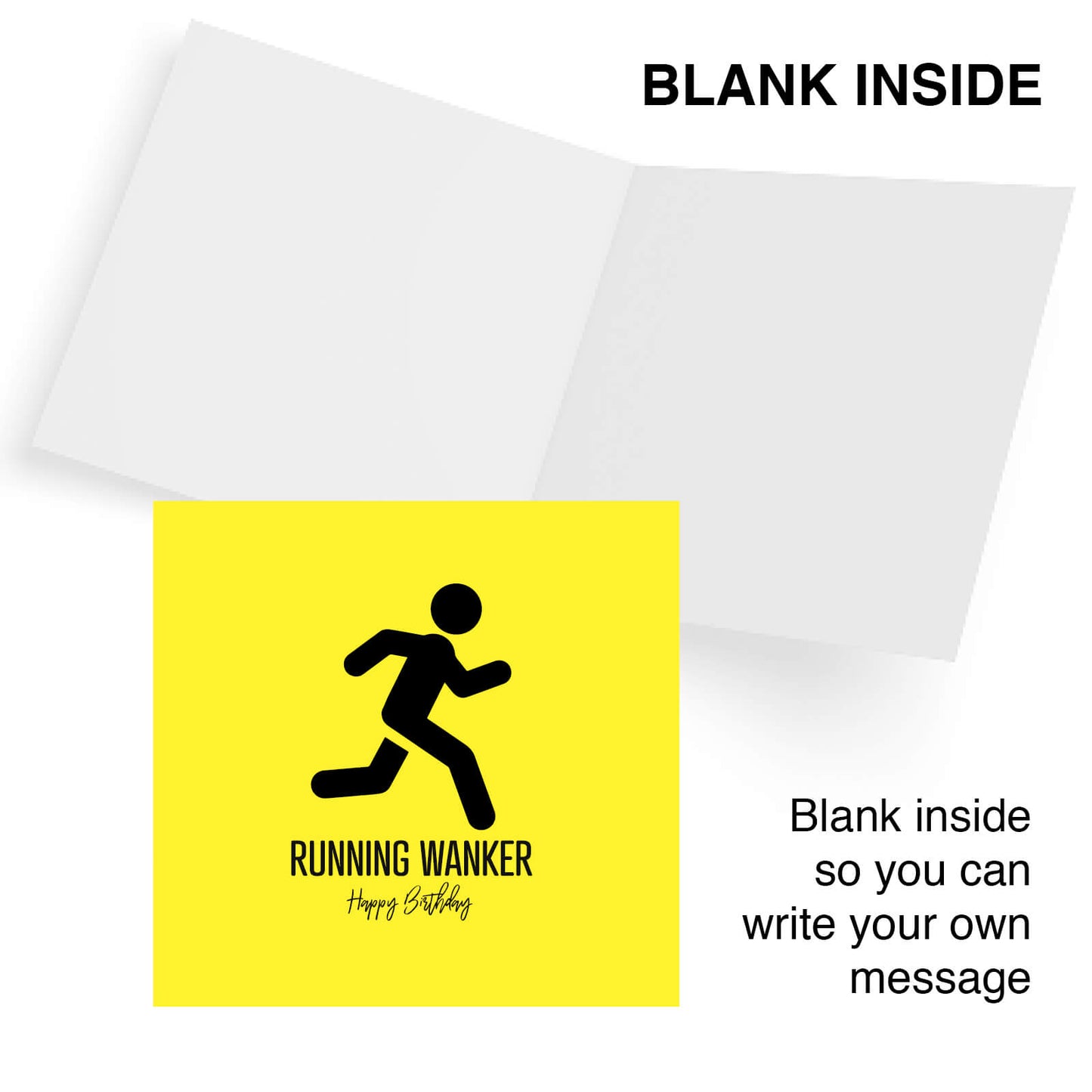 Running Wanker – Happy Birthday Card