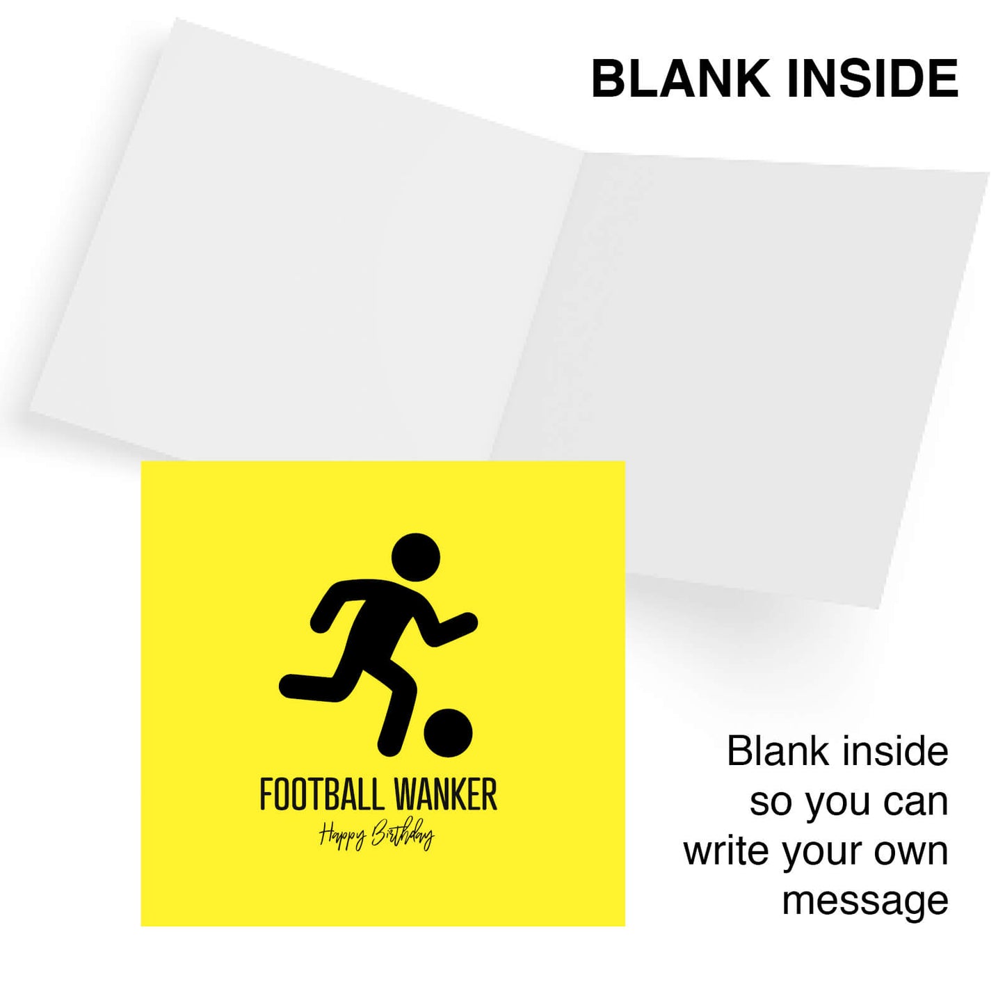 Football Wanker – Happy Birthday Card