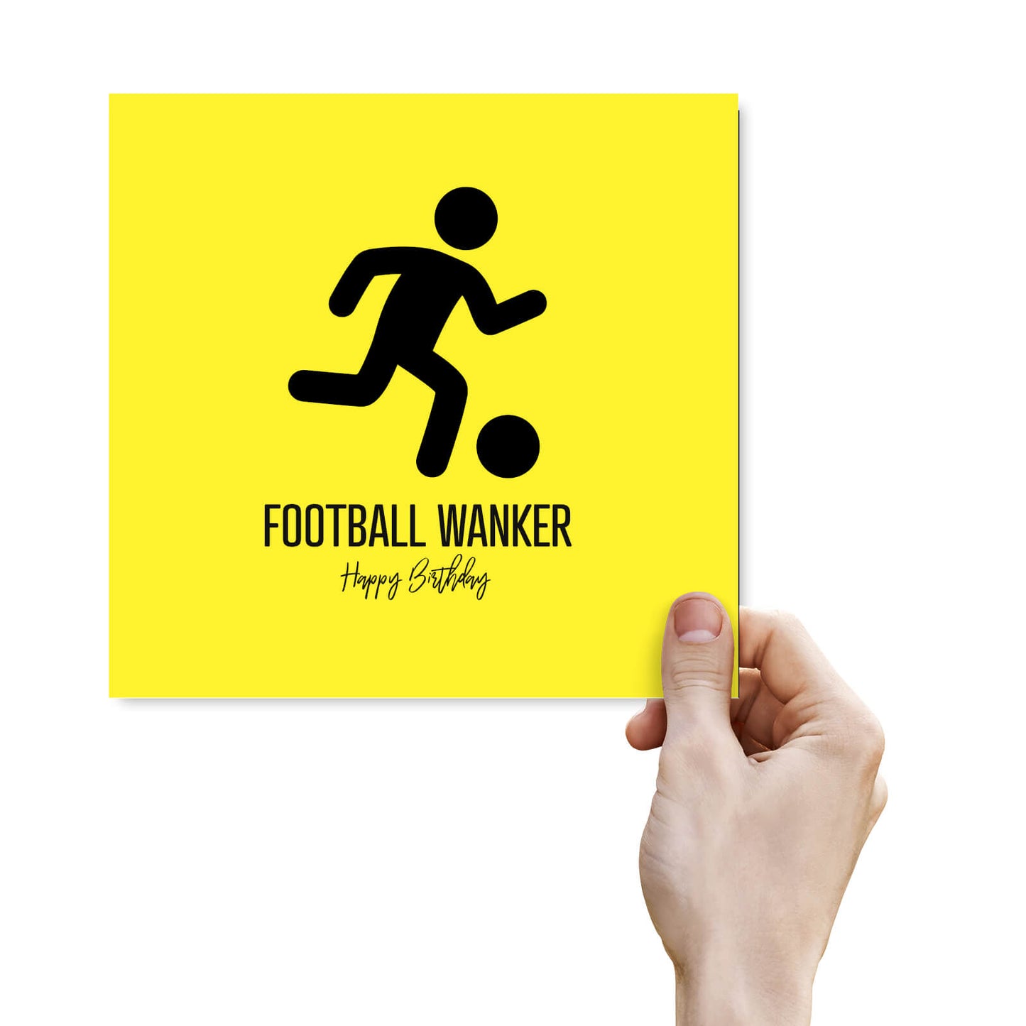 Football Wanker – Happy Birthday Card