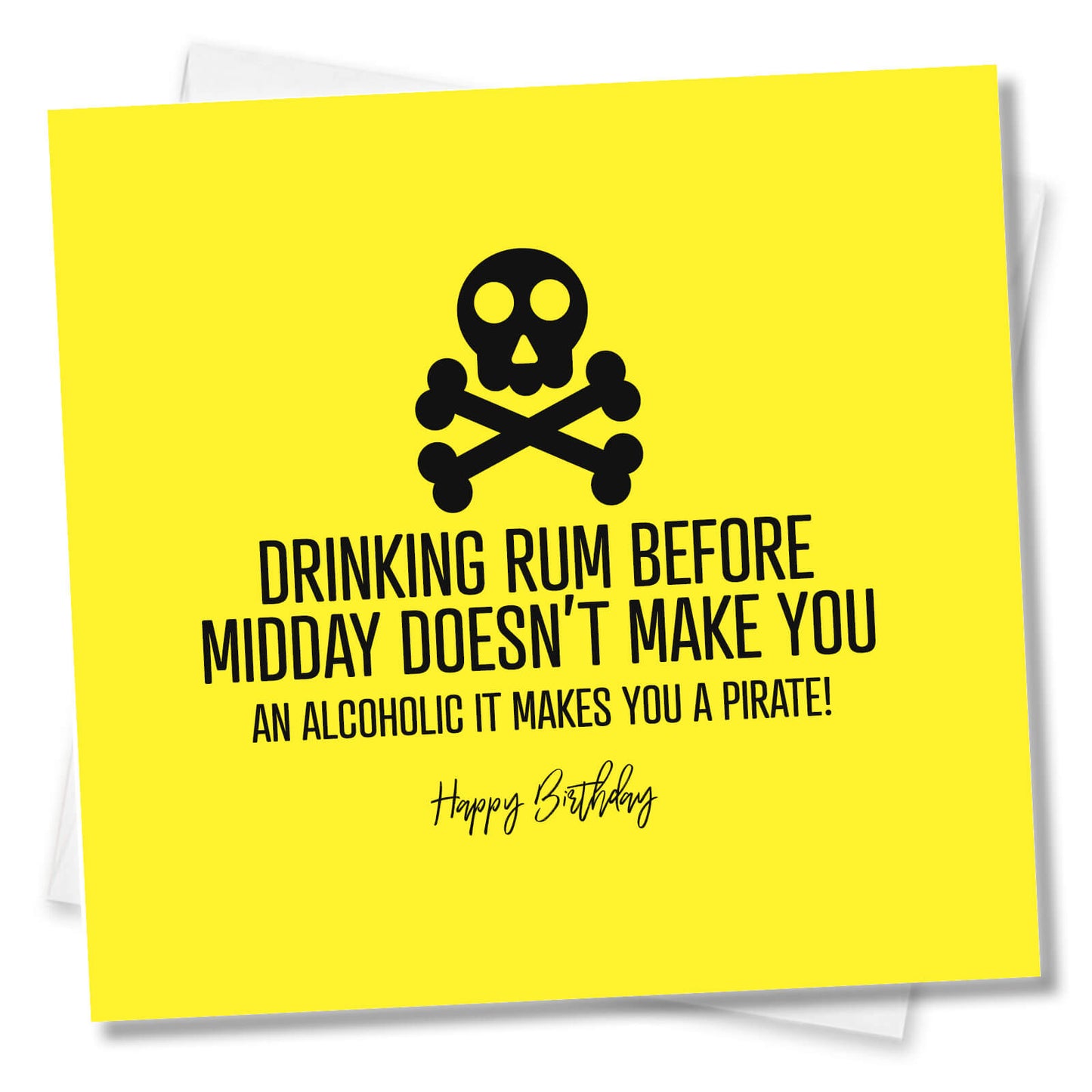 Drinking Rum Before Midday – Pirate Card