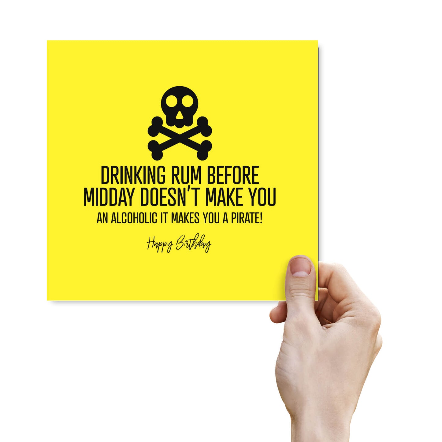 Drinking Rum Before Midday – Pirate Card