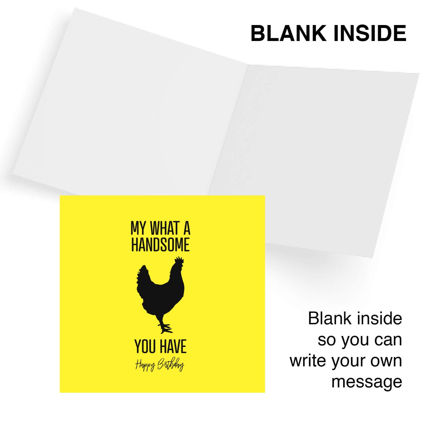 What a Handsome Cock – Birthday Card