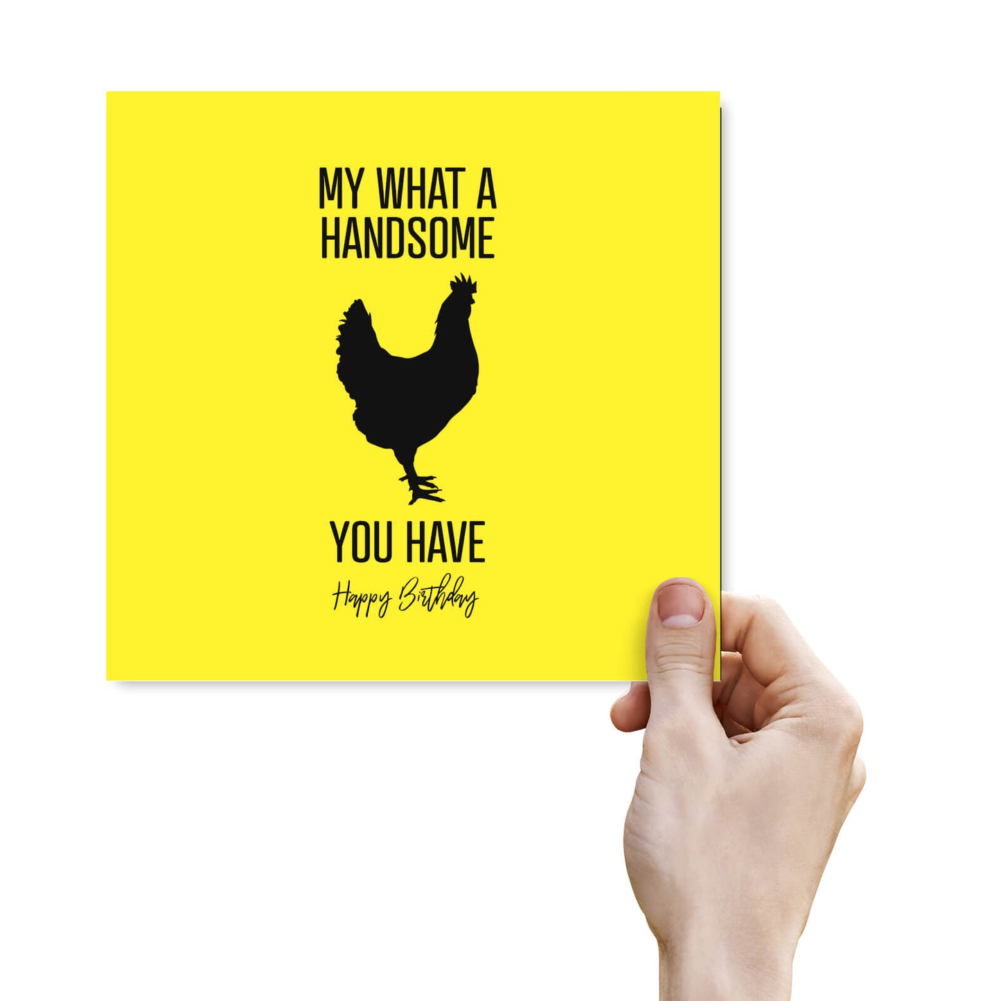 What a Handsome Cock – Birthday Card