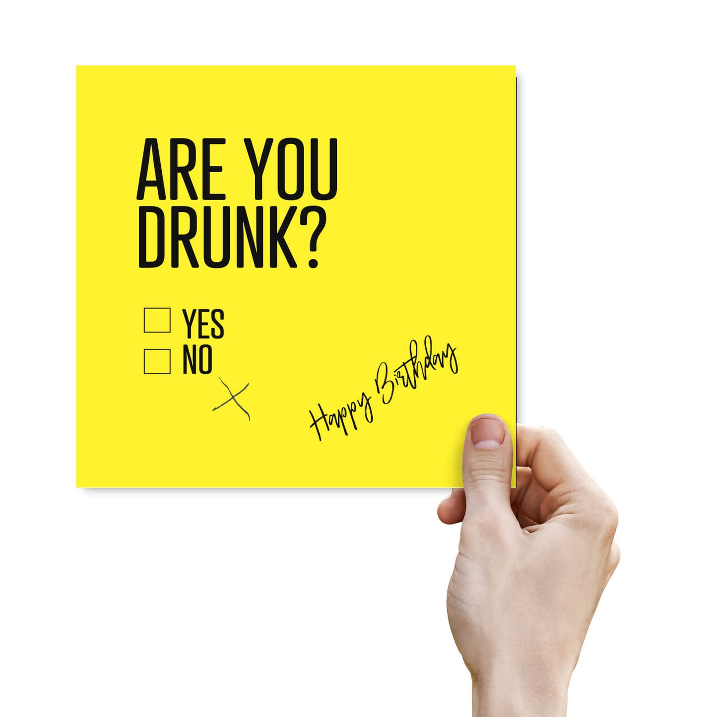 Are You Drunk? (Yes/No with Wrong Tick)
