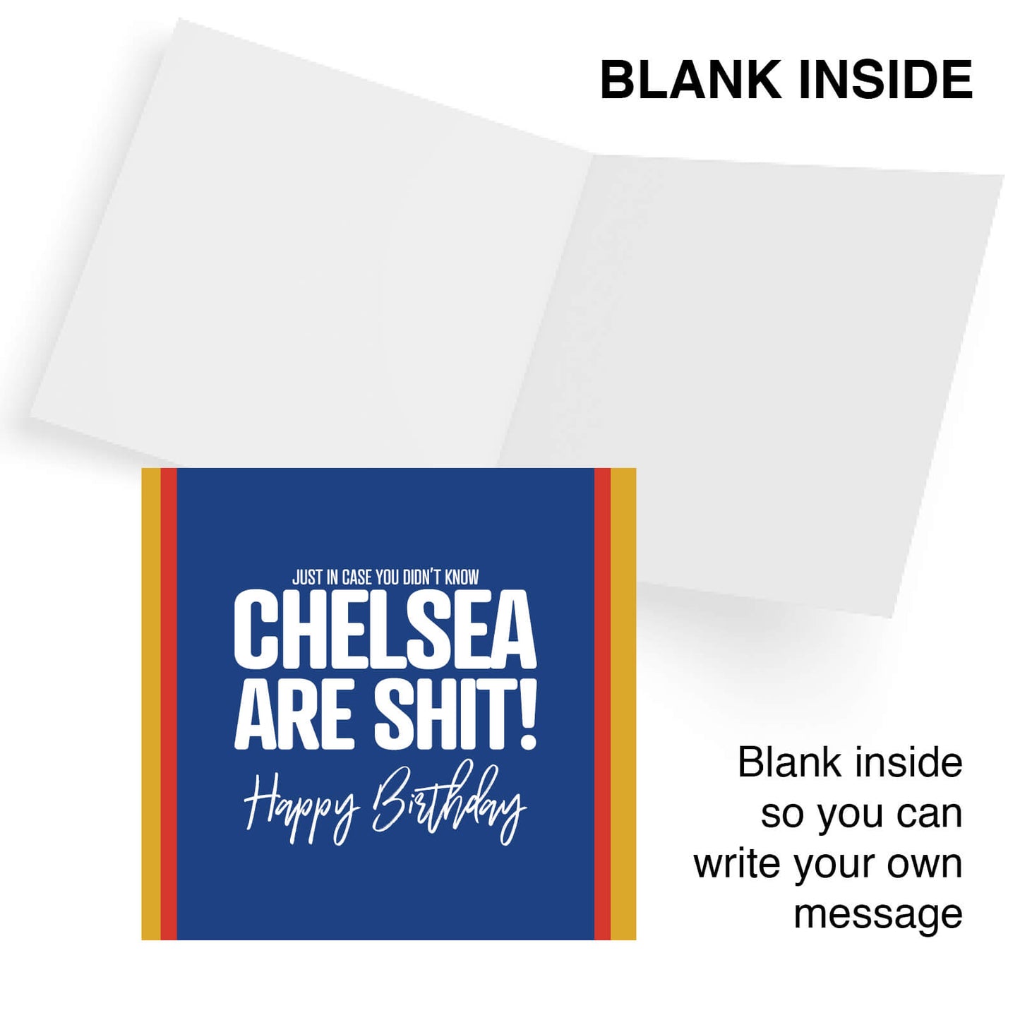 Chelsea Are Shit - Birthday Card