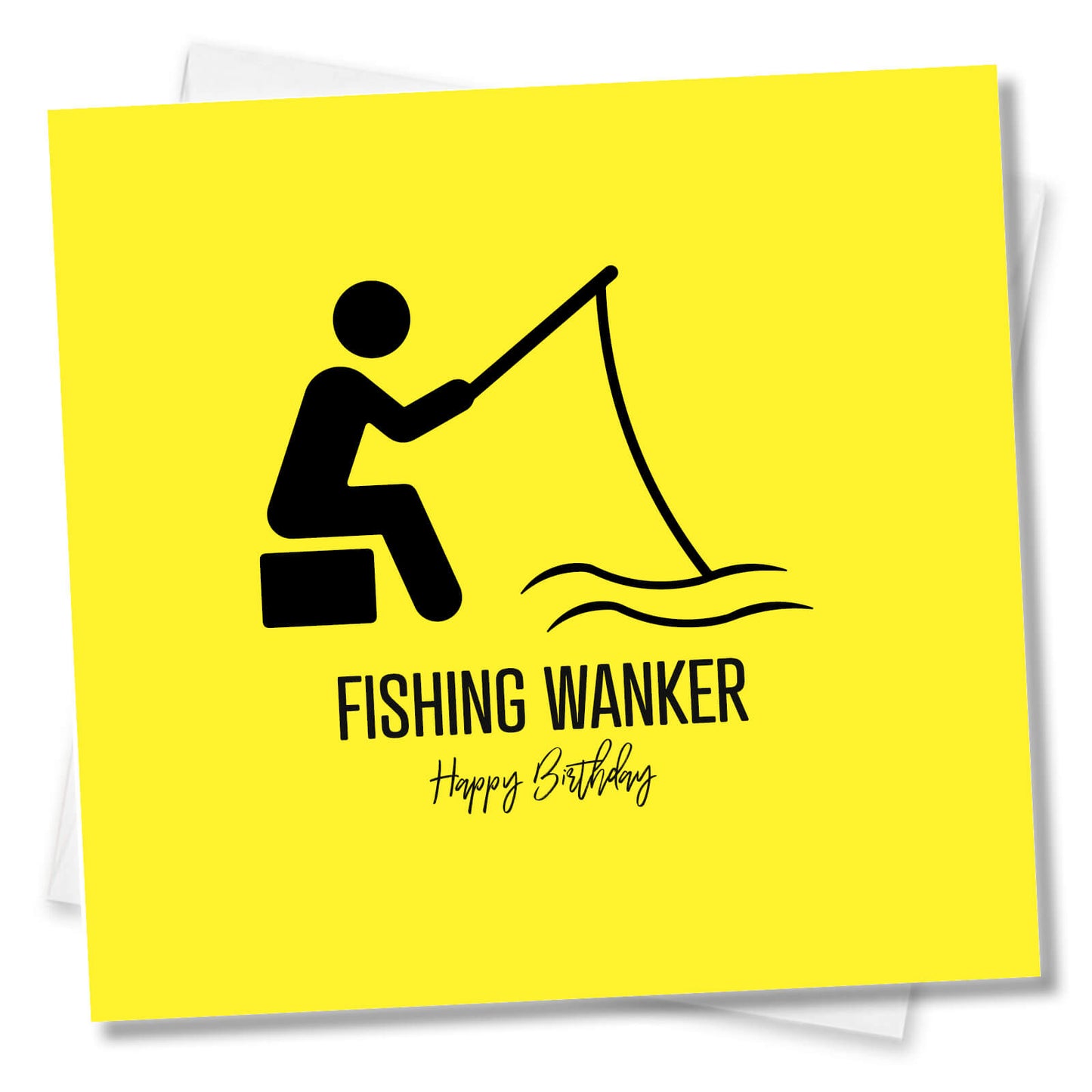 Fishing Wanker – Happy Birthday Card