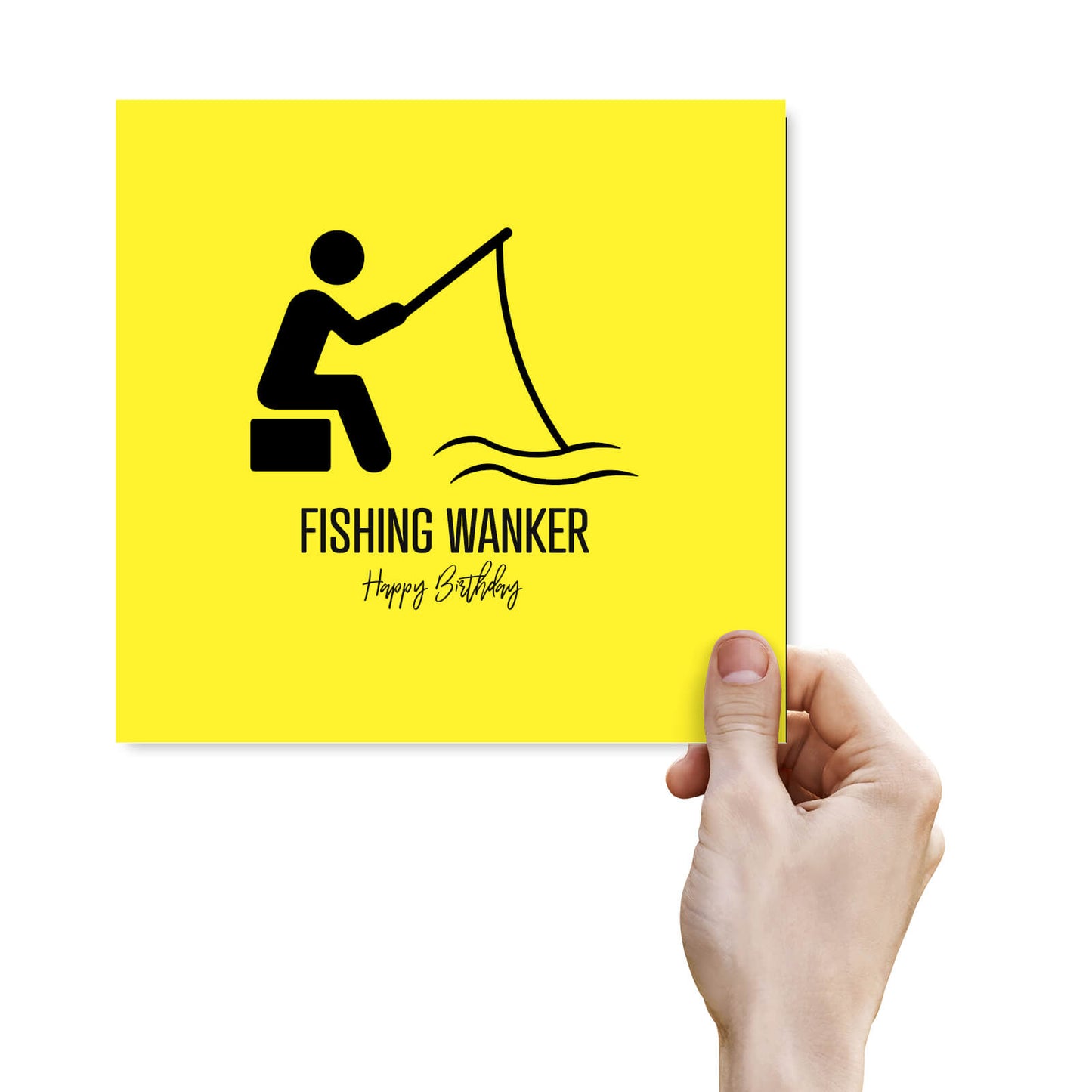 Fishing Wanker – Happy Birthday Card