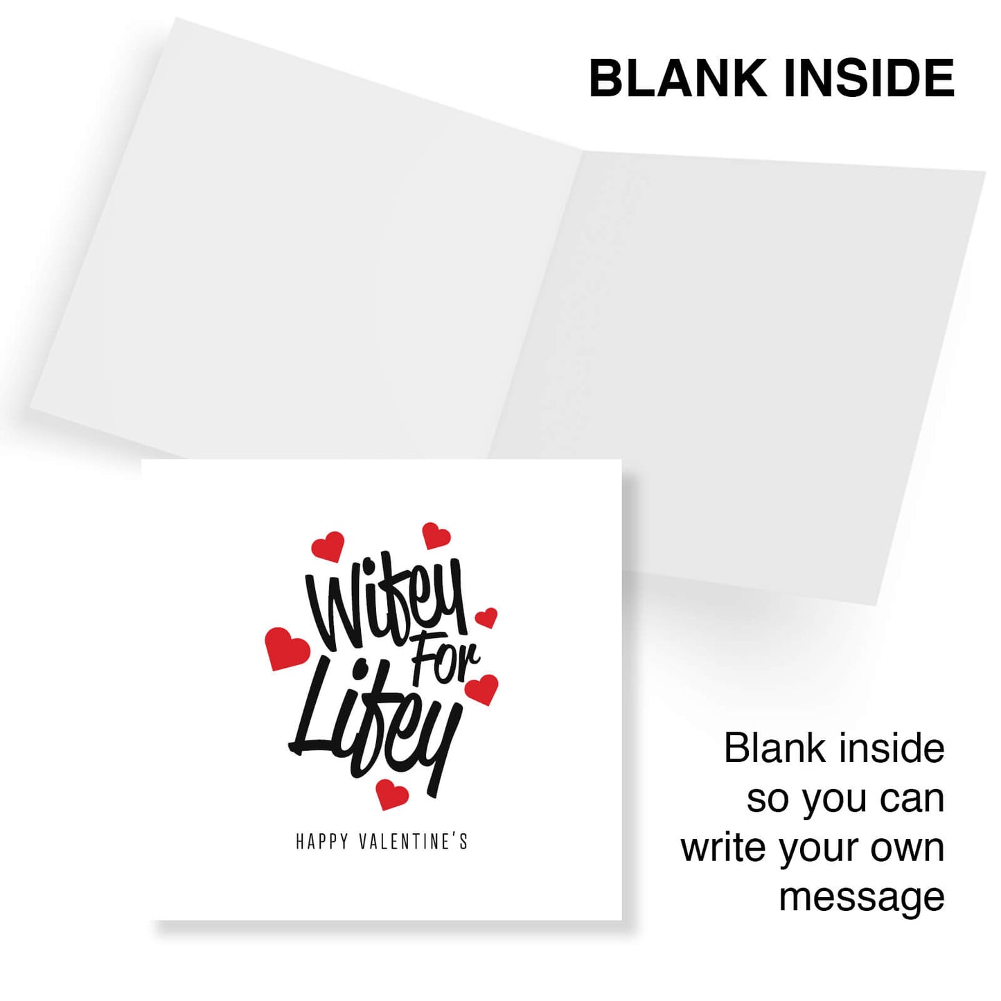 Wifey For Lifey Valentine's Day Card