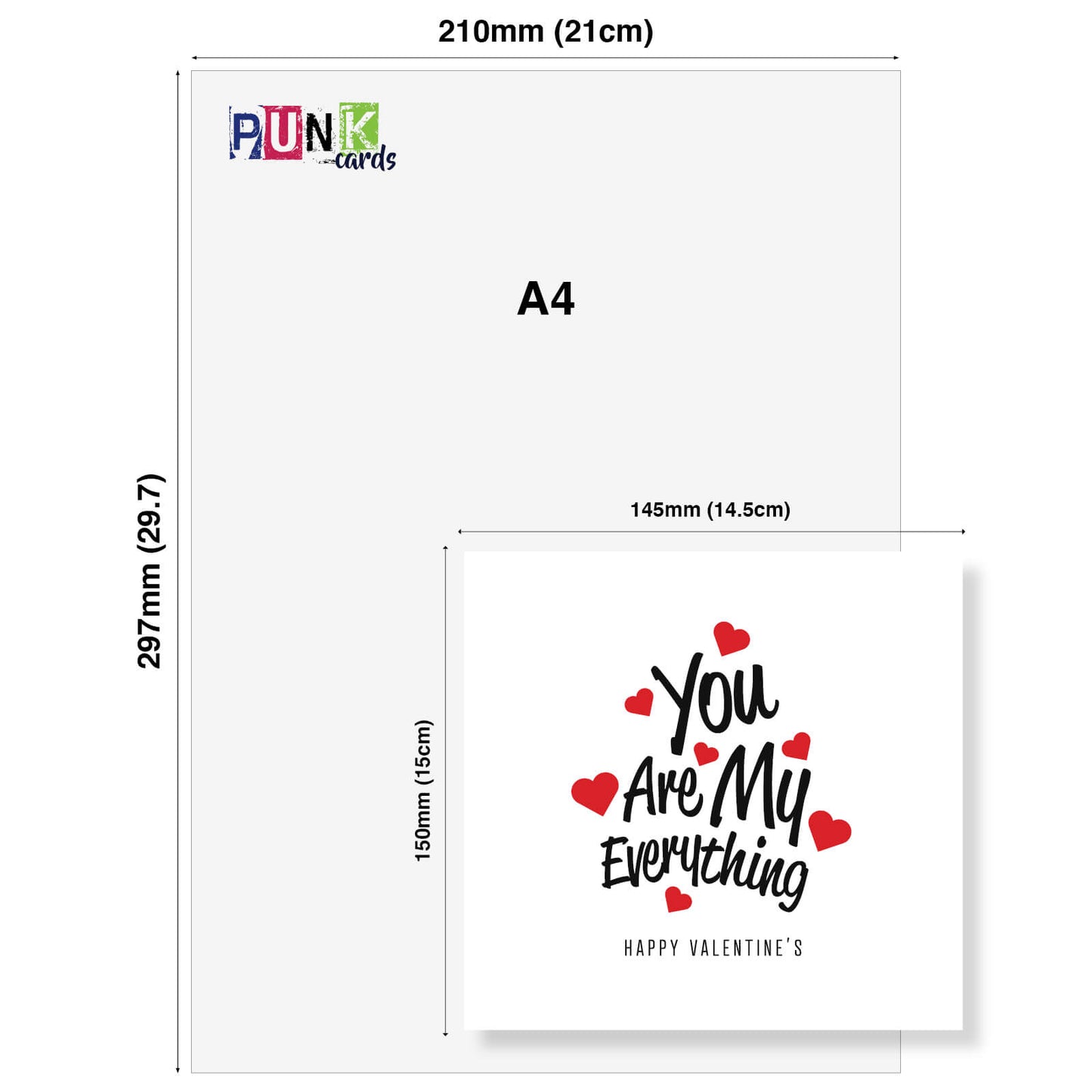 You Are My Everything Valentine's Day Card
