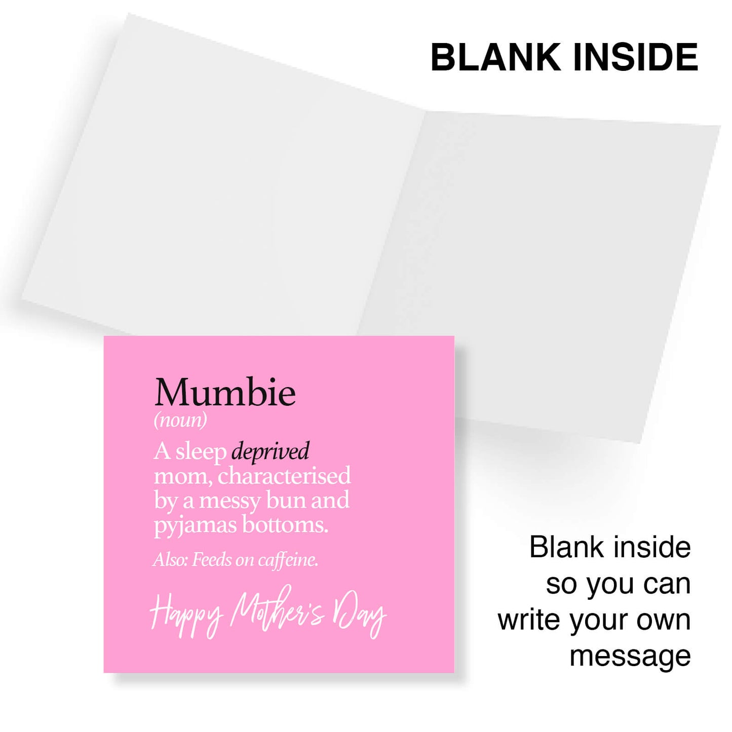 "Mumbie (noun) – Sleep-deprived, caffeine-fuelled superhero"