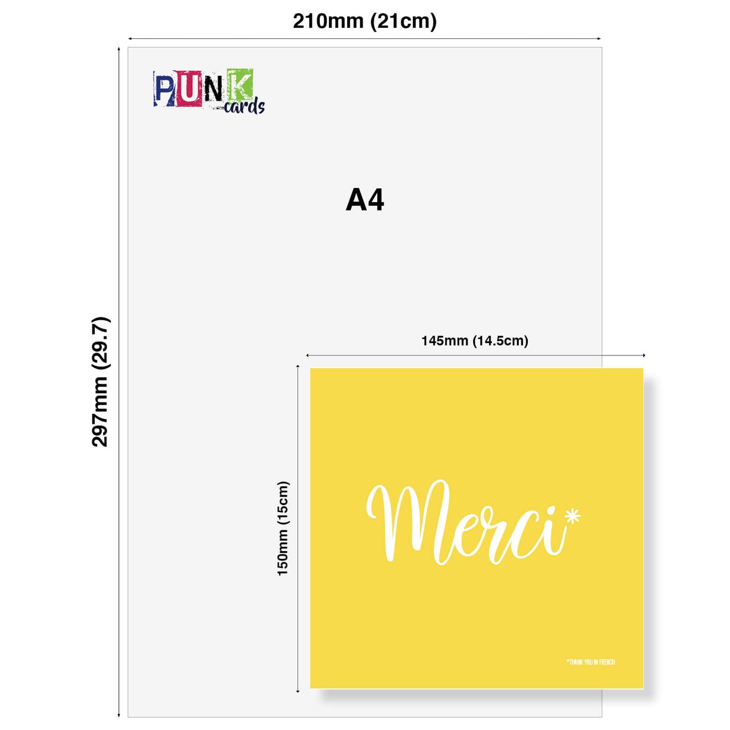 Merci - Thank you in French