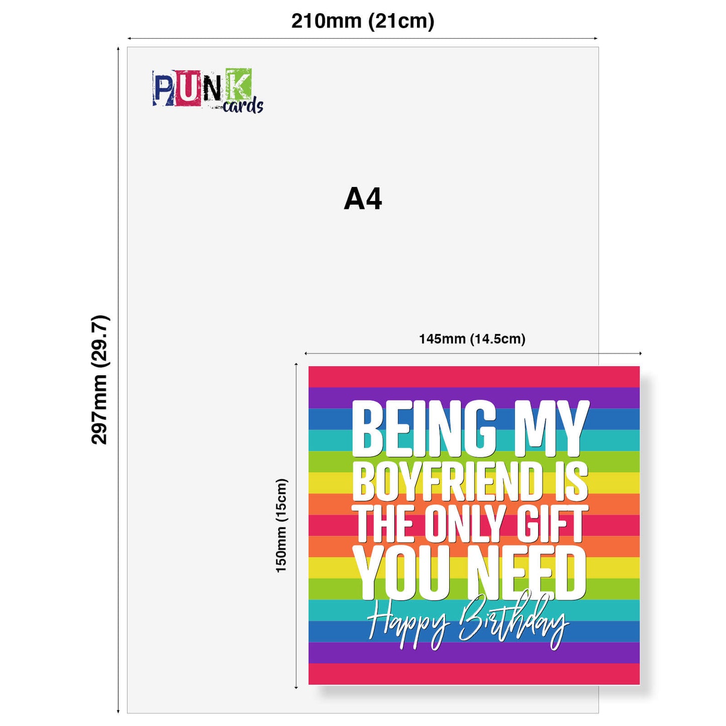 Being My Boyfriend Is The Only Gift You Need – Happy Birthday