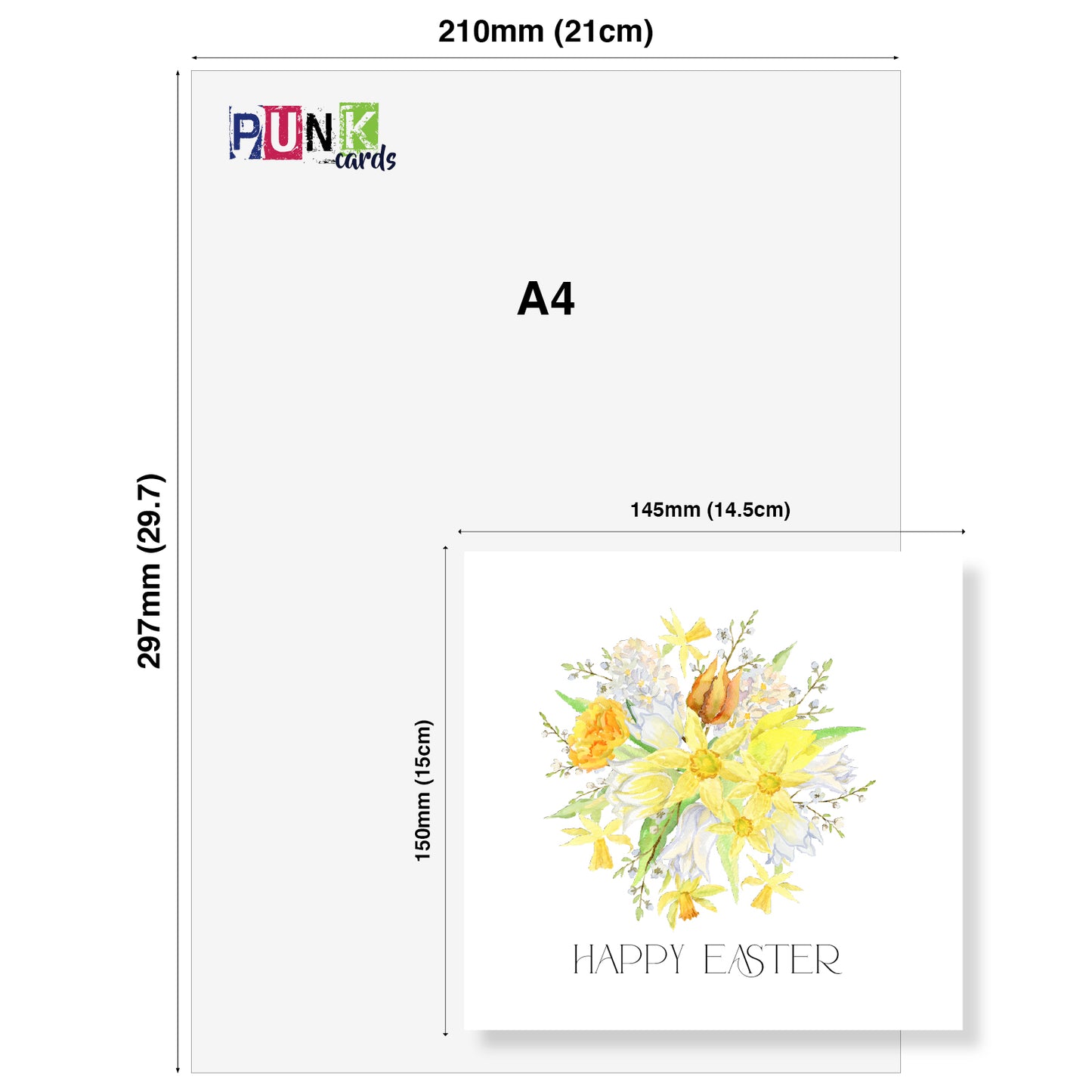 Easter Flower Cluster Card