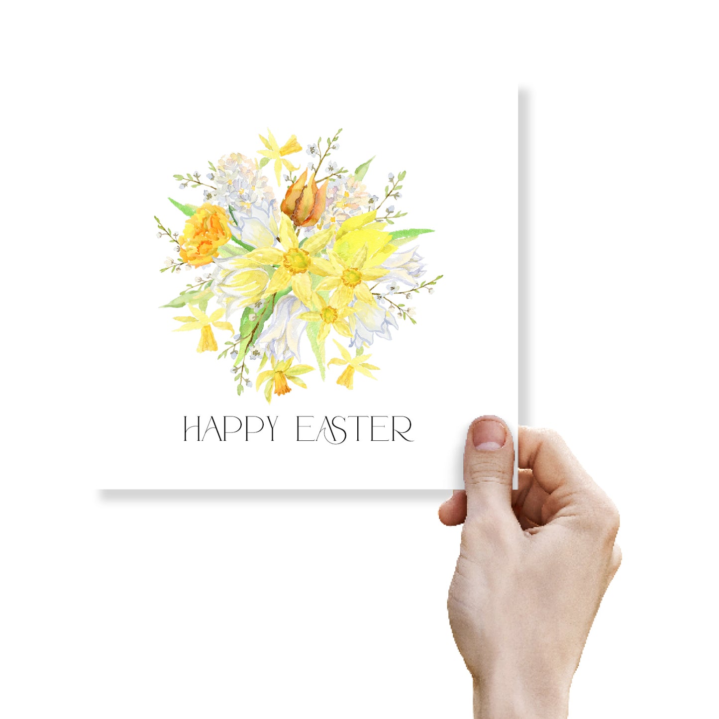 Easter Flower Cluster Card