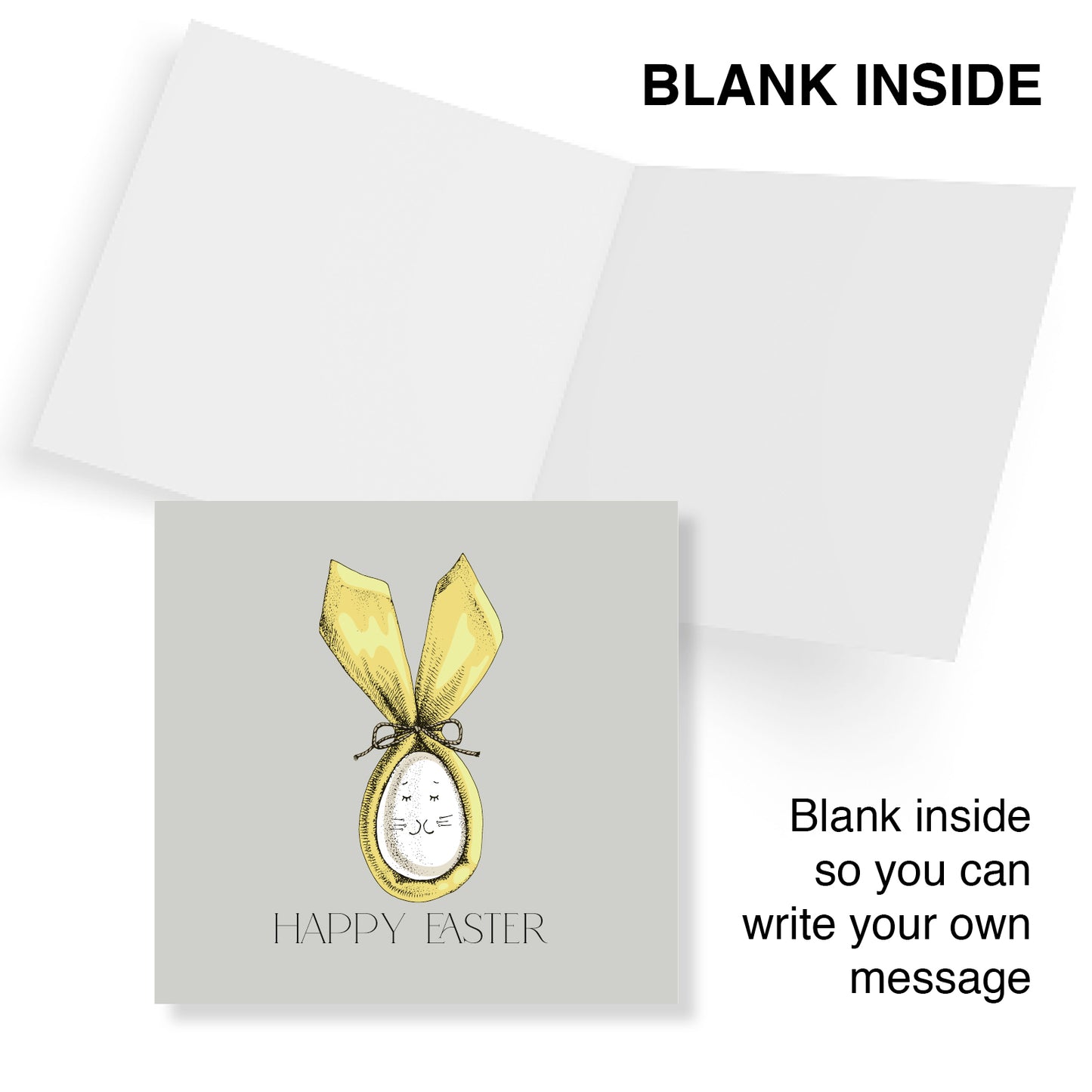 Easter Egg Bunny Ears Card