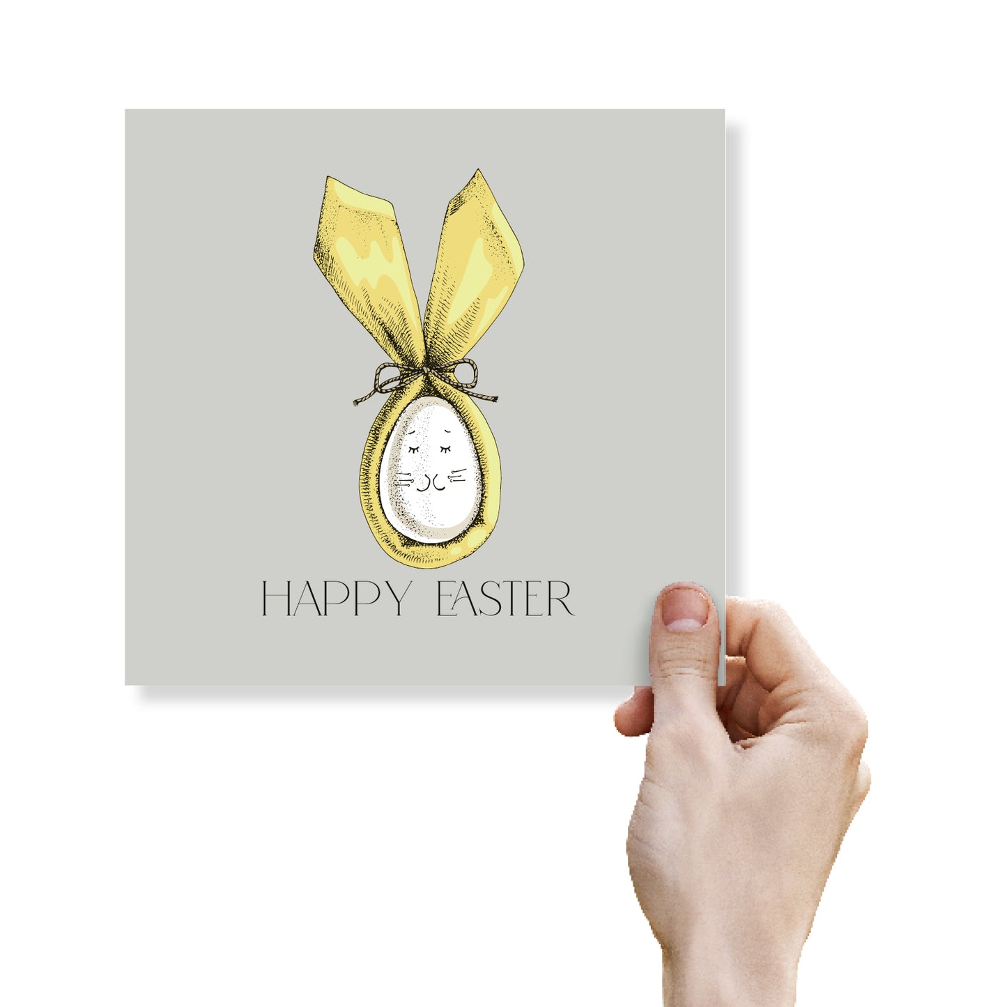 Easter Egg Bunny Ears Card