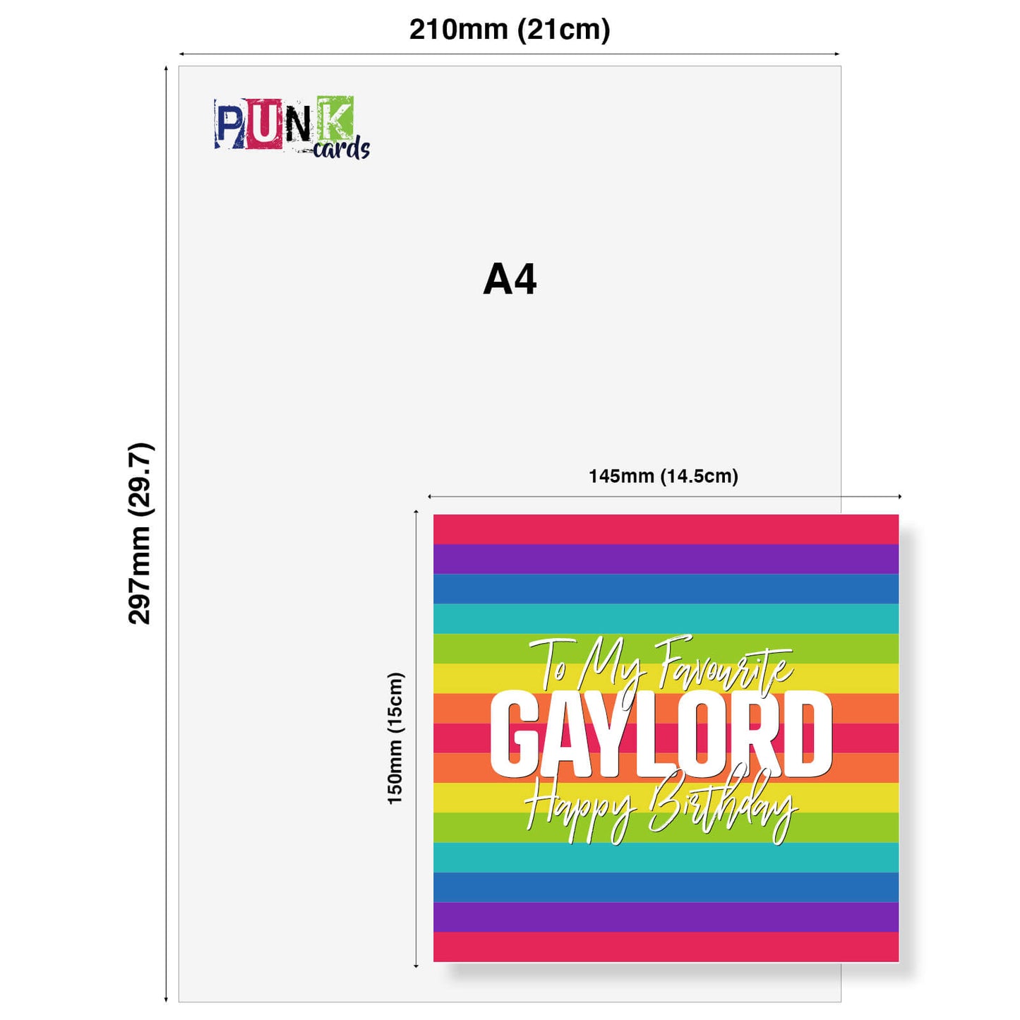 To My Favourite Gaylord – Happy Birthday