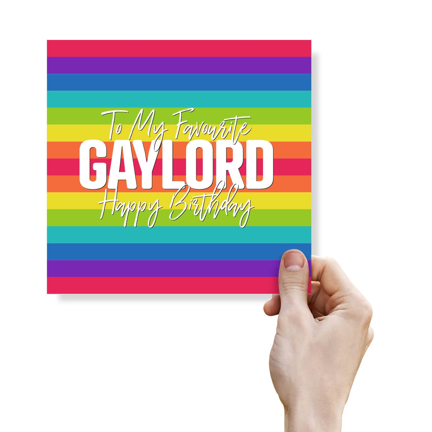 To My Favourite Gaylord – Happy Birthday