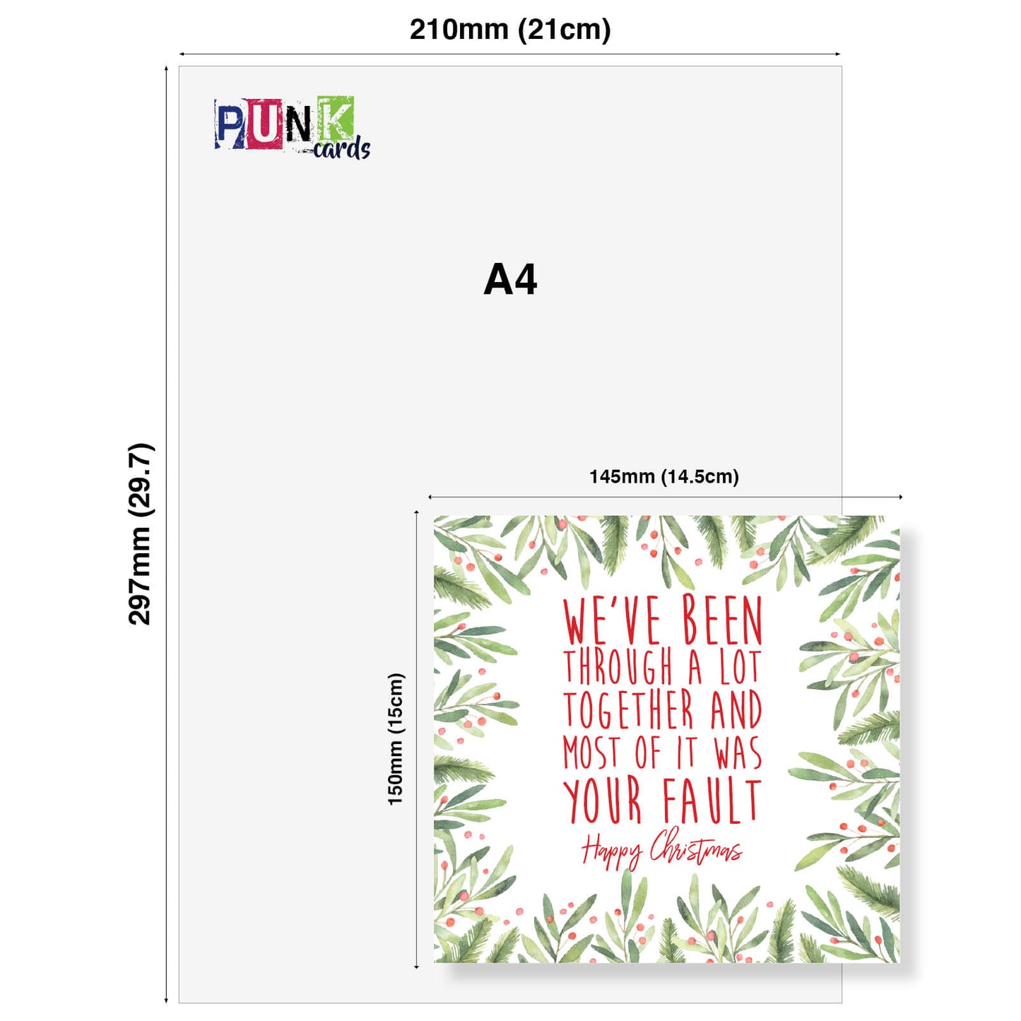 Most of It Was Your Fault – Christmas Card