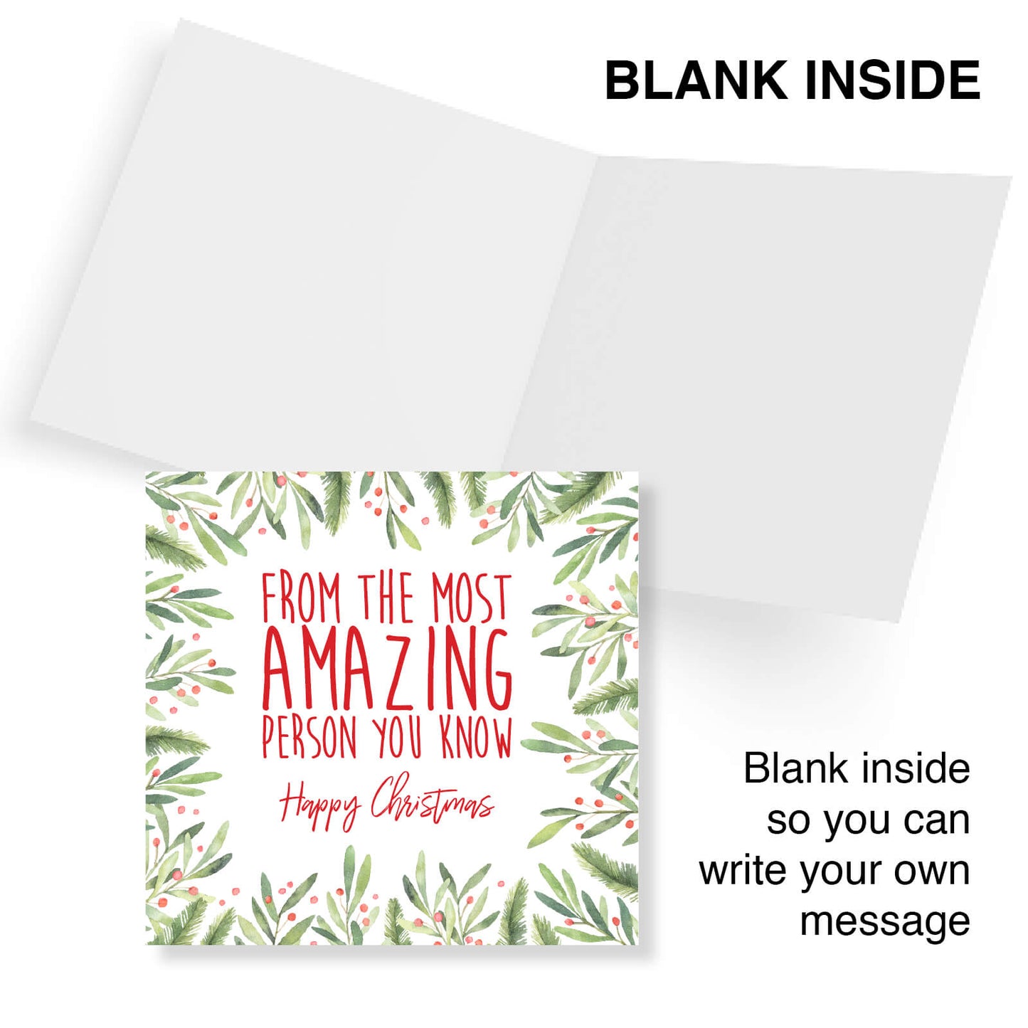 From the Most Amazing Person You Know - Christmas Card