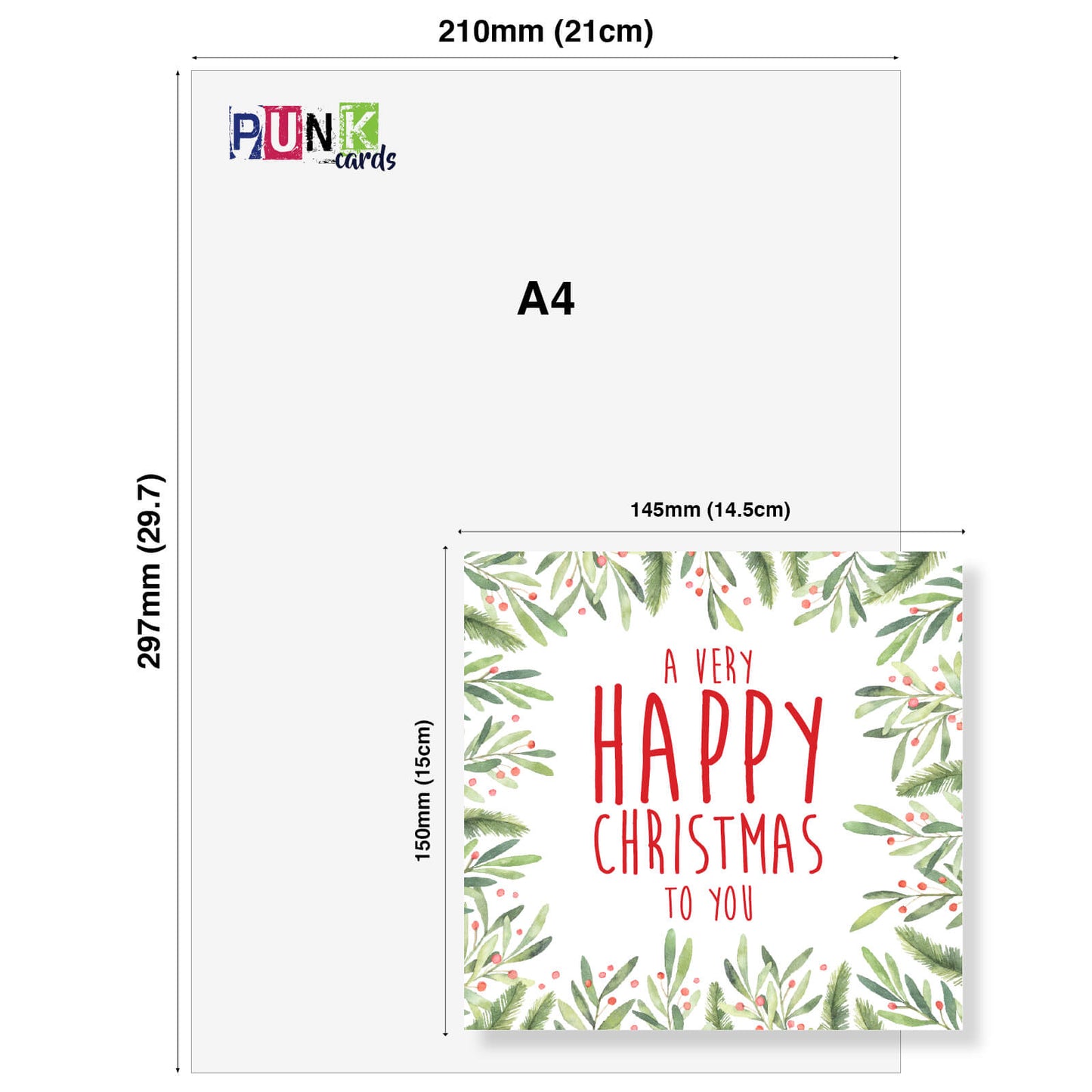 A Very Happy Christmas To You - Christmas Card