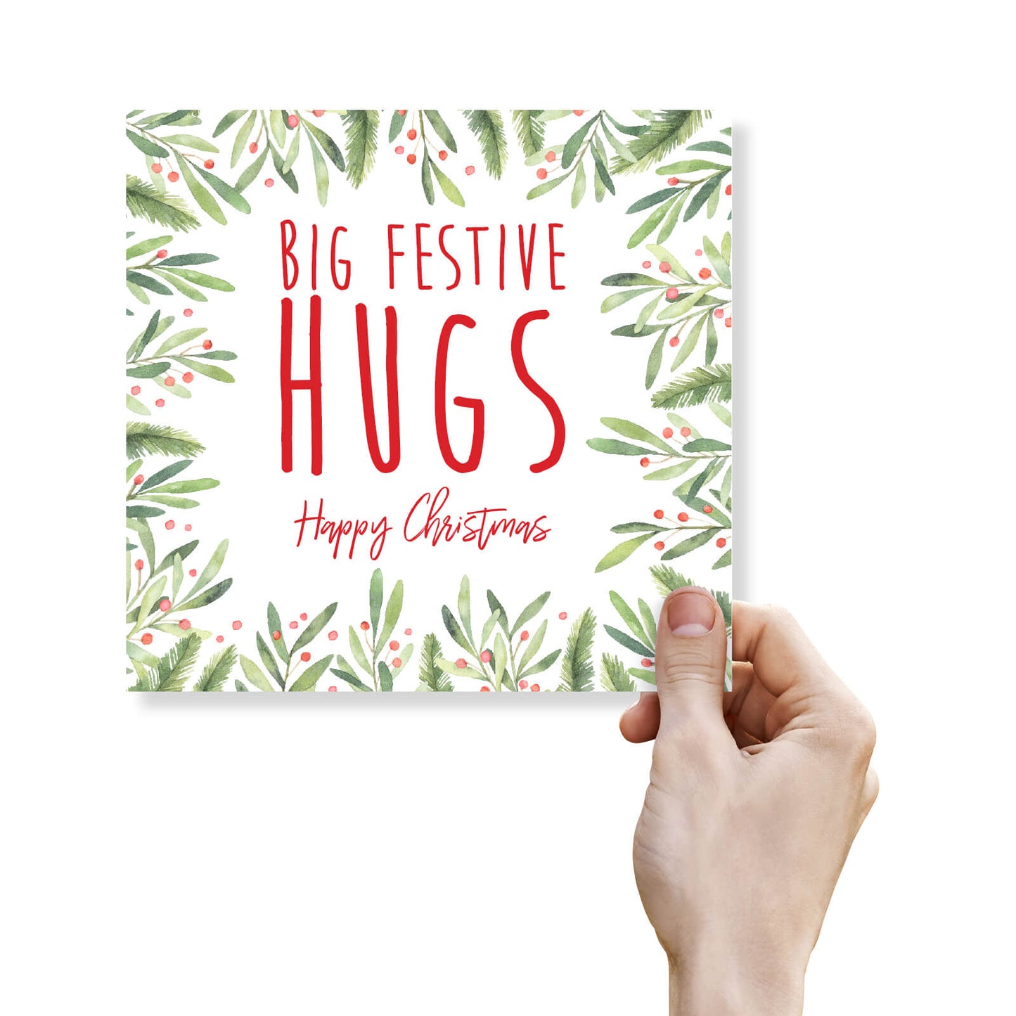 Big Festive Hugs – Christmas Card