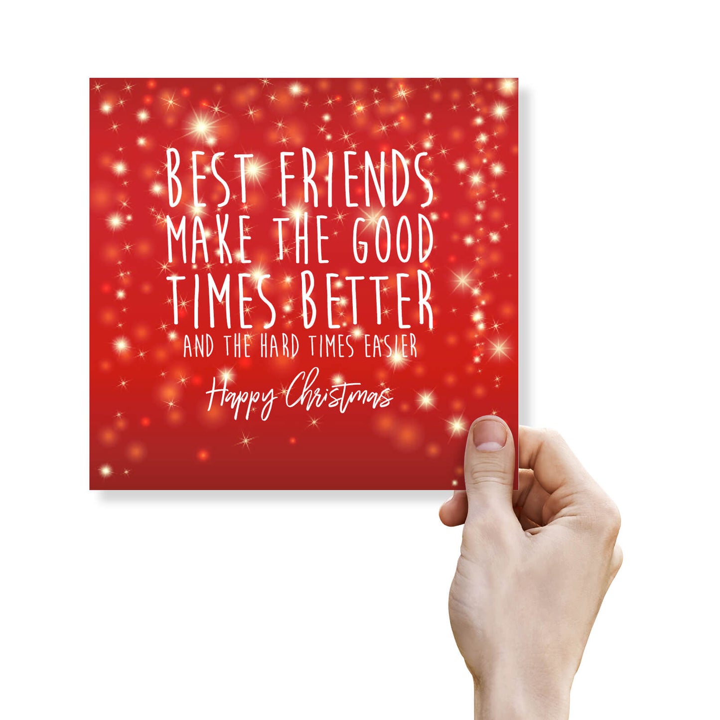 Best Friends Make the Good Times Better Christmas Card
