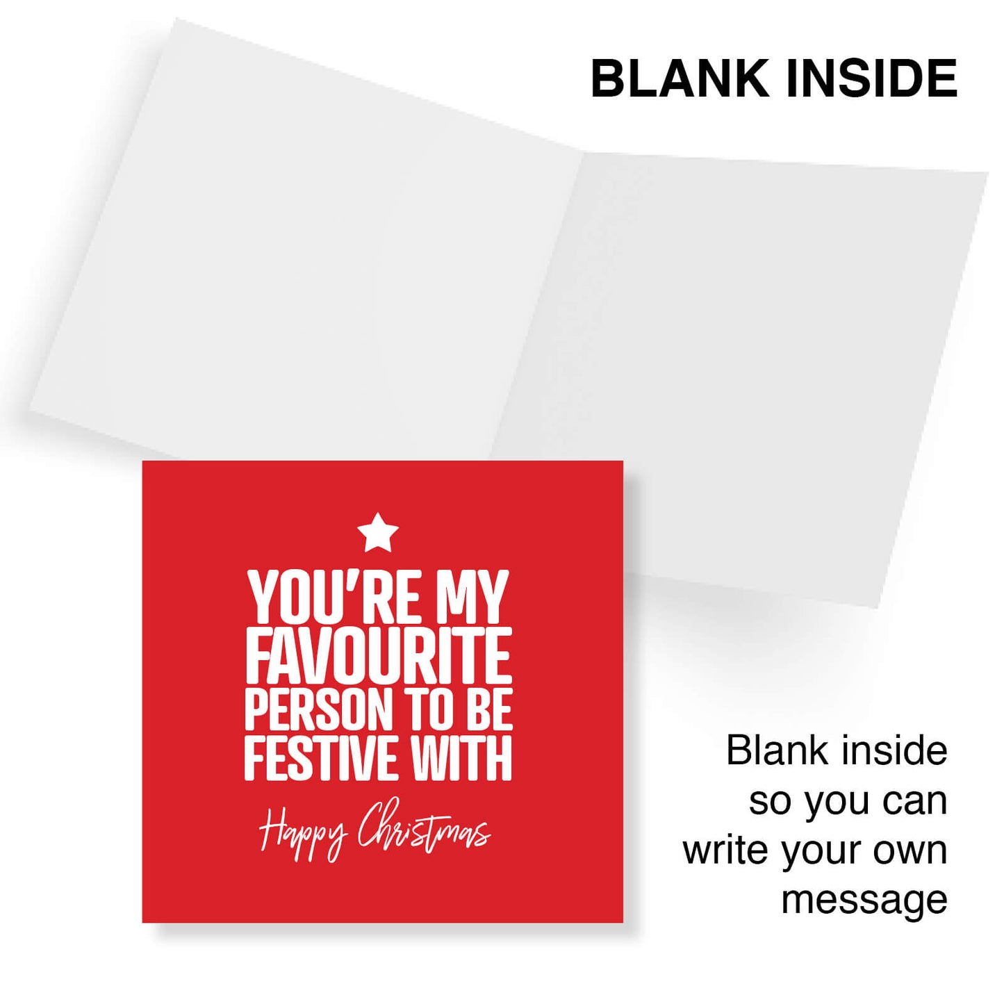 You're My Favourite Person To Be Festive With