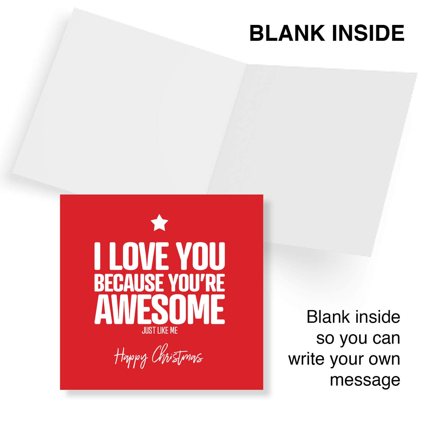 You're Awesome (Like Me) – Funny Relationship Card