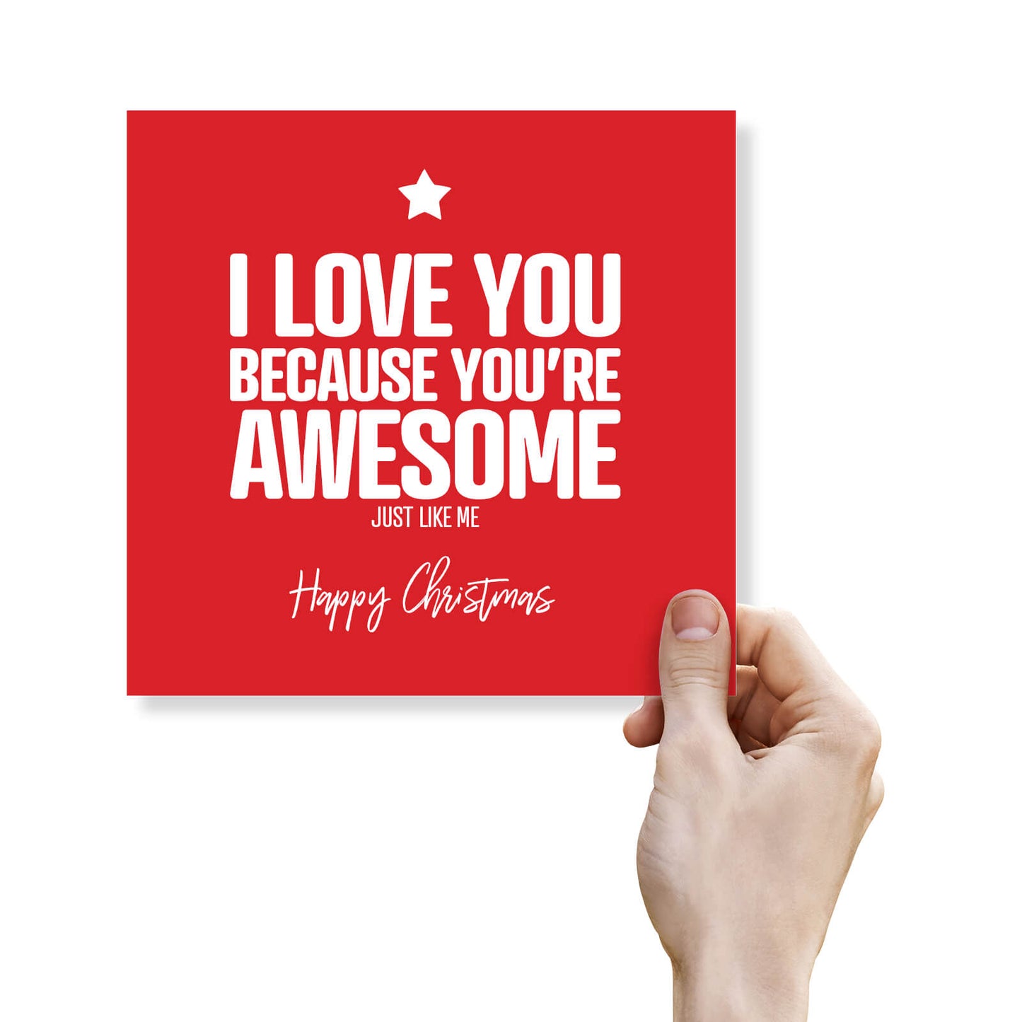 You're Awesome (Like Me) – Funny Relationship Card