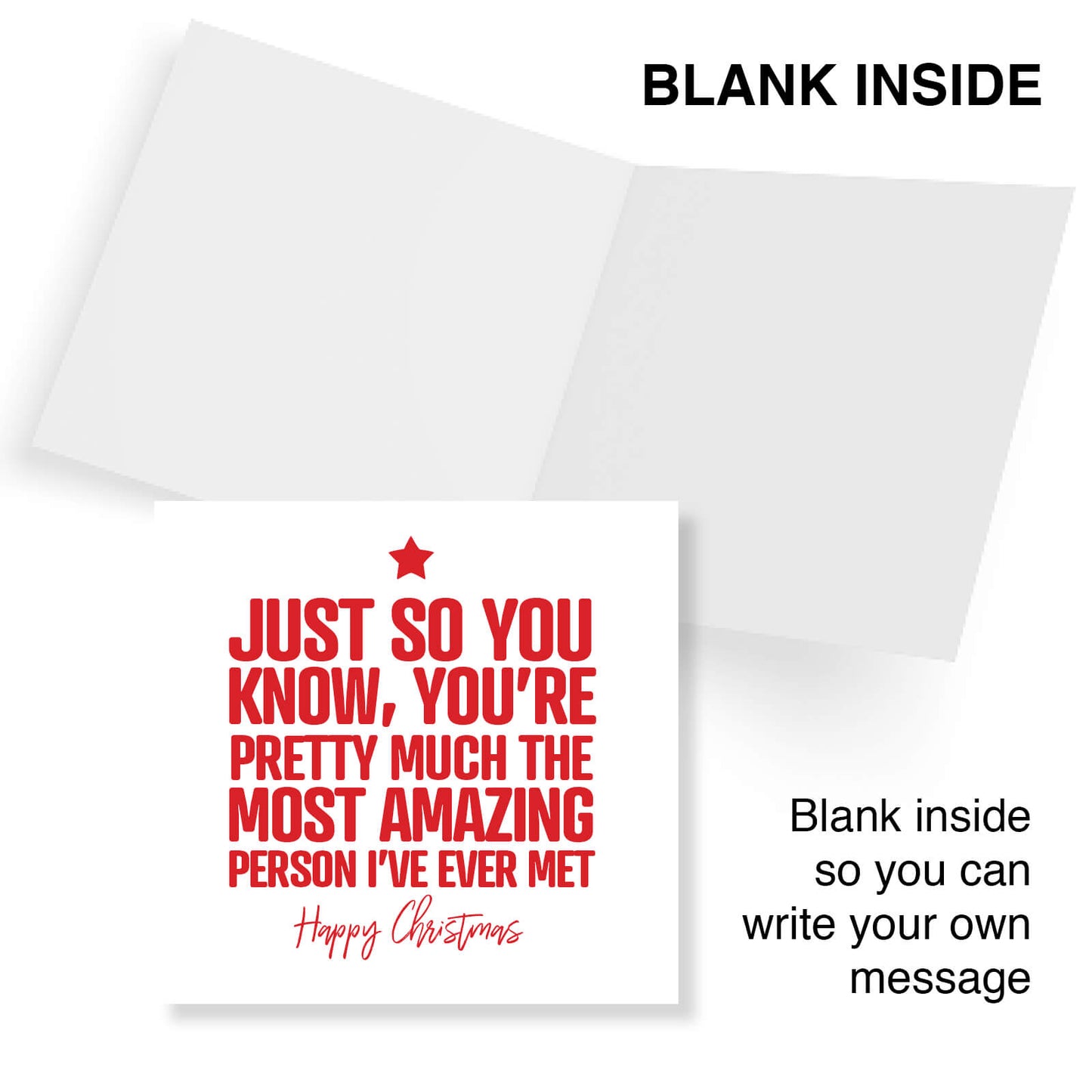 Most Amazing Person – Sweet & Funny Card