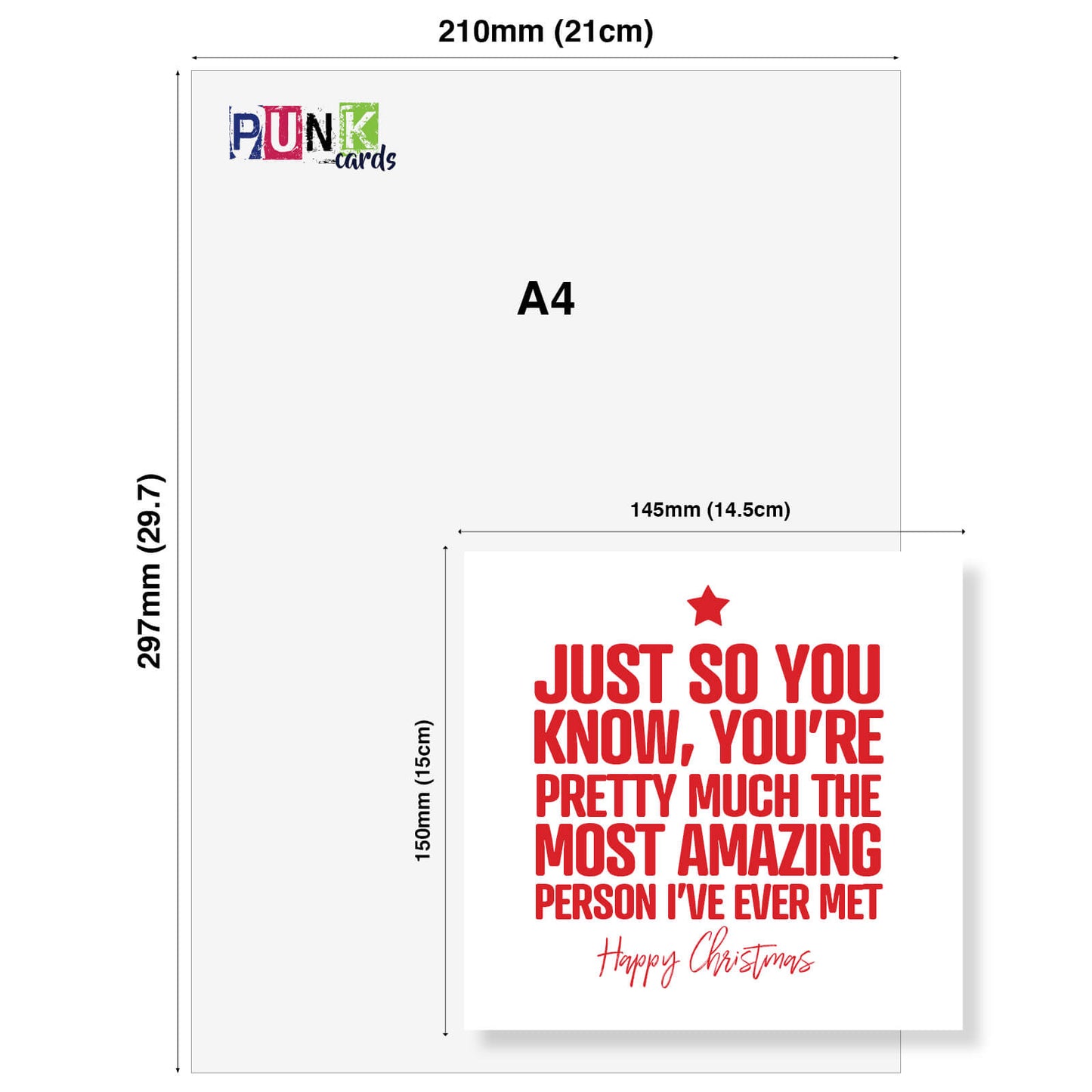 Most Amazing Person – Sweet & Funny Card